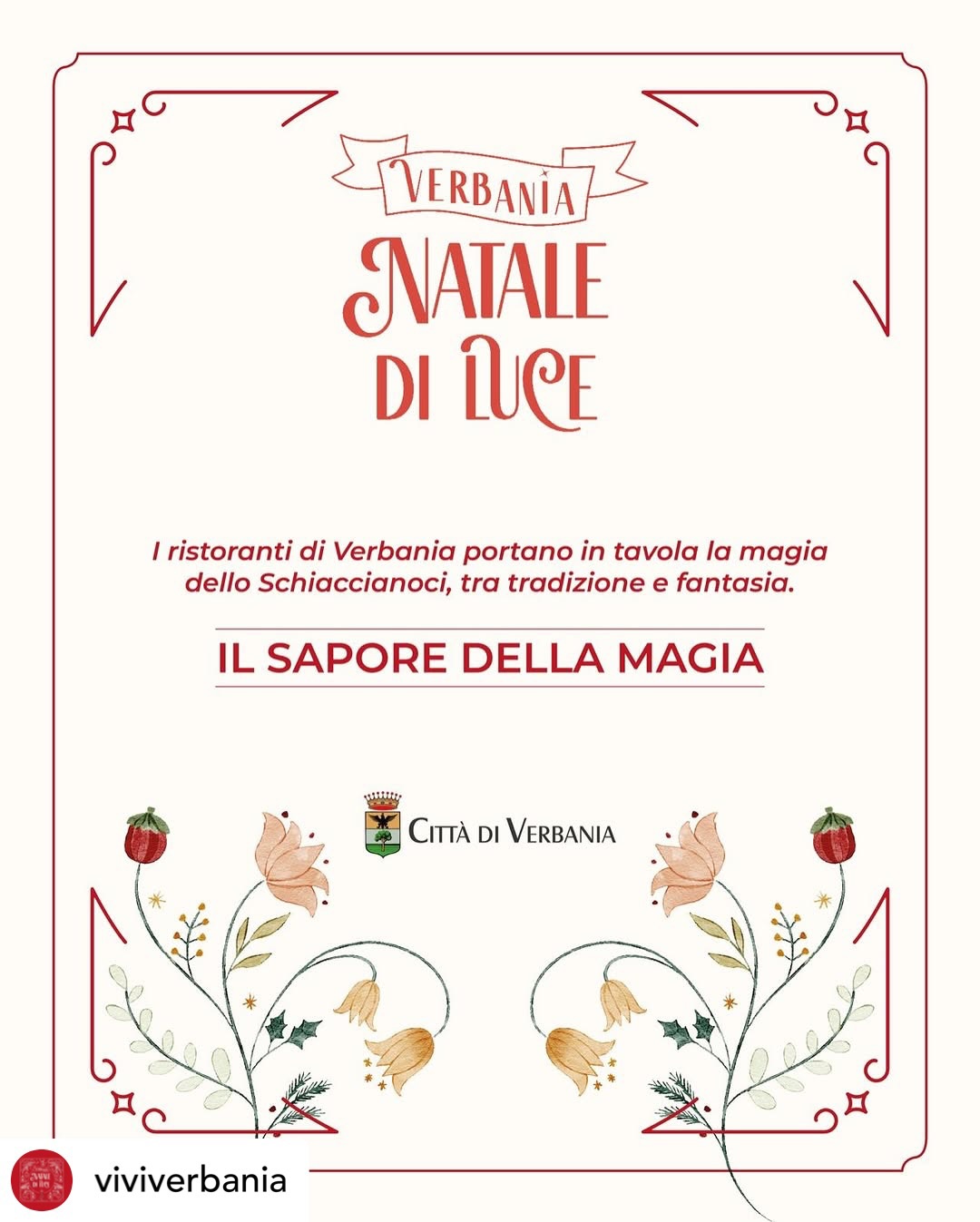 #repost • @viviverbania A Verbania la magia dello “Schiaccianoci” si vive anche a tavola con @antica_osteria_il_monte_rosso @estremadura_cafe