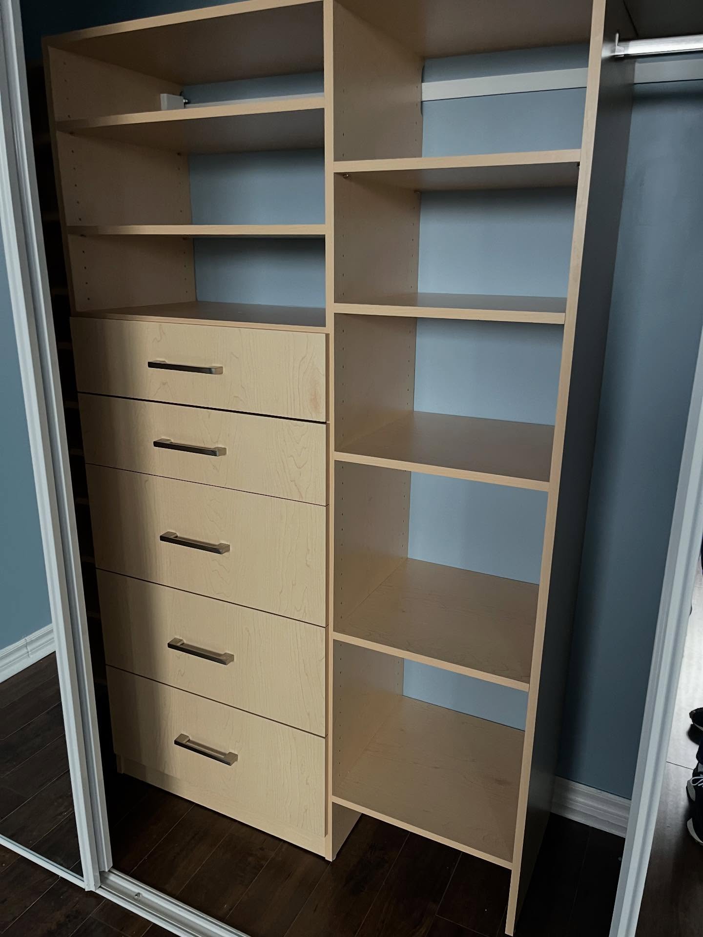 Clients closet done… perfect!