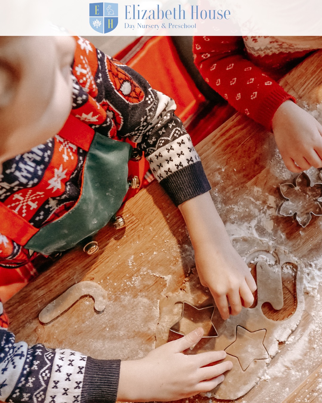 We're looking forward to seeing so many bright colours and cheerful smiles today as we celebrate Christmas Jumper Day! A lovely way to share festive spirit together and end the term full of warmth and joy.
#preschool #elizabethhousenursery #nursery #earlyyears #eyfs #wallingford #oxfordshire #christmasjumperday #festivefun #nurserylife