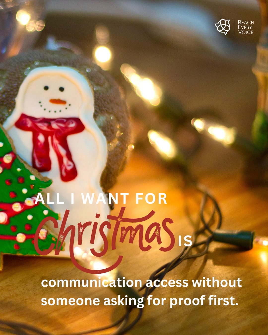 All we want for Christmas is simple.
Communication. Access. Autonomy.
And this year, we’re done asking politely.
🎄🔥
Concept by Nick Barry — nonspeaking AAC user and longtime REV advocate.
#PresumeCompetence #CommunicationIsAHumanRight #EndAbleism #DisabilityJustice #InclusiveEducation