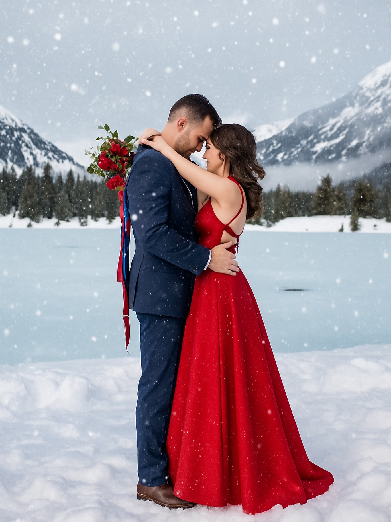 Baby it’s cold outside ❄️💋. #washingtonstatephotographer #pnw #mountainengagement #snow #babyitscoldoutside #pnwengagementphotographer #seattlephotographers #seattlephotography #engagements #hourglassphotographyco