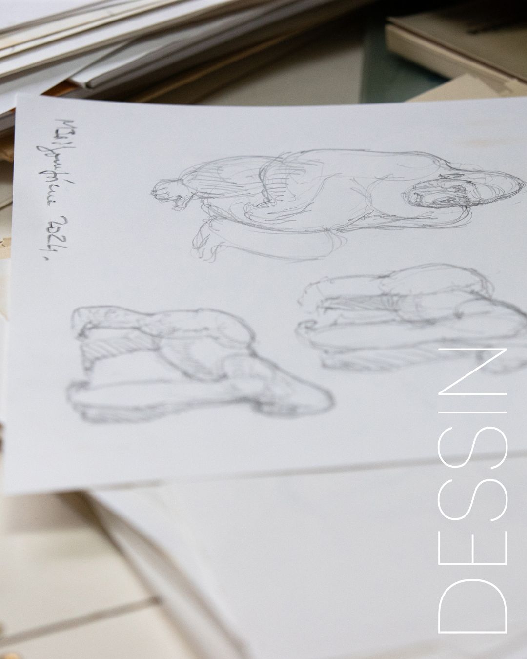 Dans la quiétude du trait naît la sculpture, première esquisse de la force et de la présence de l’animal.
#gorille #dessinateur #creationfaitmain #sculptureoftheday #michelbassompierre