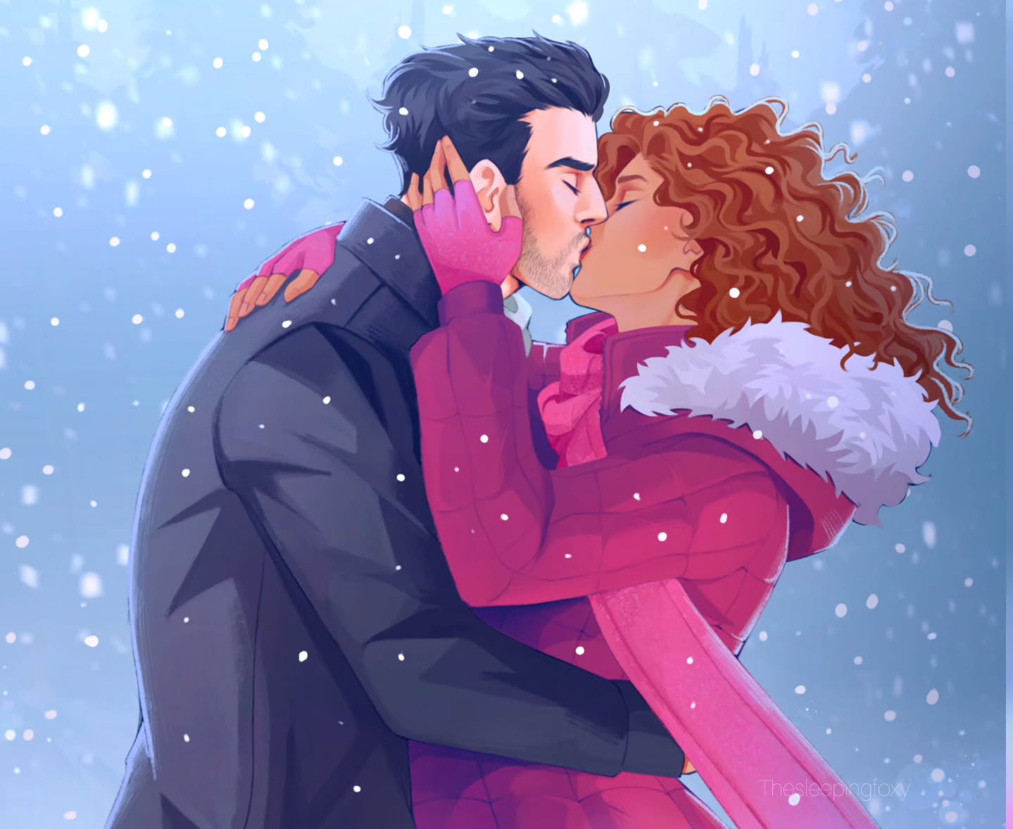 So proud to share this collaboration with @mariecardno @zoechantauthor for the Kickstarter special edition release of "Her purr-fect Christmas mate" 🥰✨
Check out the link in their profile if you want to support the Kickstarter and get yourself this beautiful copy ✨
#digitalart #bookartist #bookillustration #romantasy #enemiestoloversbooks #bookstagram #characterart #endpapers #originalart #artcommission #fantasyillustration #bookishcommunity #romance