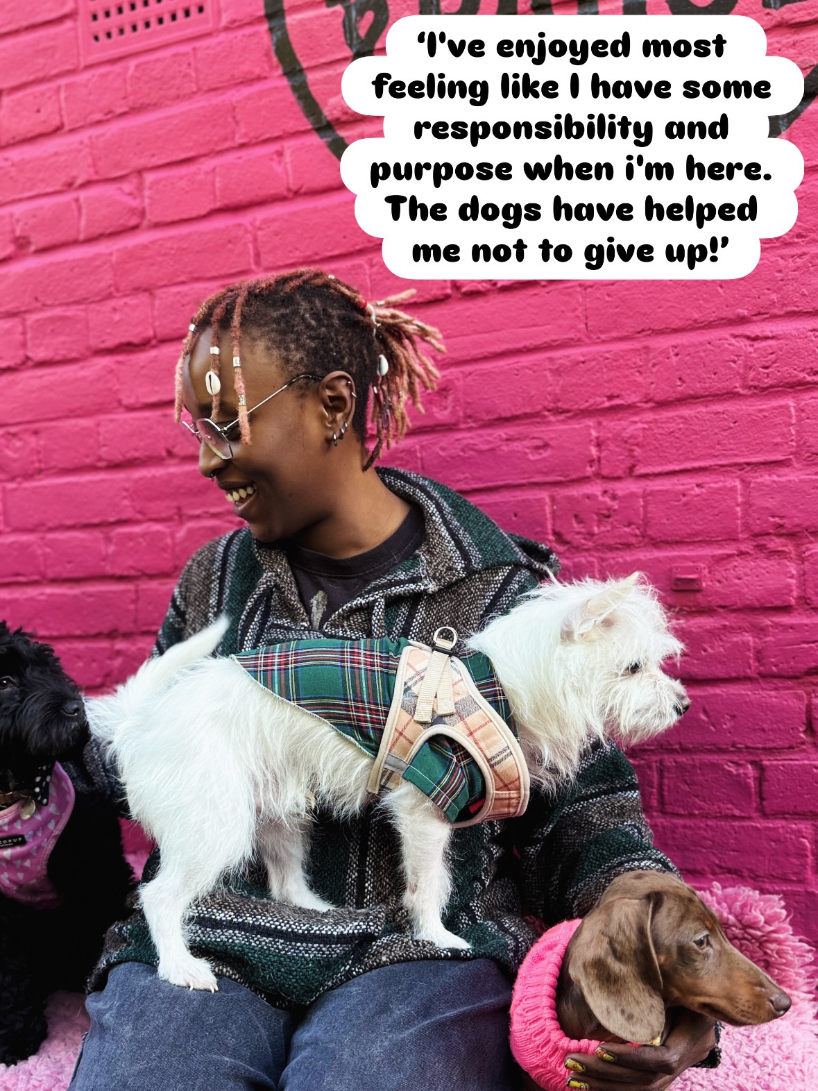 Meet our trainees! 💚🩷
Every day, our trainees join us in the daycare to rebuild confidence, routine and purpose — with your dogs by their side. 🐾
At Paws & Pause, caring for dogs becomes a pathway back into work for people recovering from mental ill-health and addiction. Six months of learning, coaching, teamwork, structure plently of cuddles! 🌍
We’re up for a £45K Southwark THiNC grant that would help fund us continue this work in 2026! ✨
If you live locally, your vote could make this happen.
🗳️ Vote: “Recovery to Work — Powered by Dogs”
📍 Search: THiNC Paws & Pause LINK IN BIO!
💗 It takes 30 seconds and transforms lives.
Not in SE15? Sharing this reel helps more than you know. 😍
Good for dogs. Good for people. Good for Peckham. 🐾
#trainee
#socialenterprise
#socialenterprises
#southeastlondon
#peckham
#peckhamrye
#peckhamlife
#recoveryprogram
#proud
#doggydaycare
#peckhamdogs
#peckhamryepark
#brixton
#recoverycommunity
#doglove