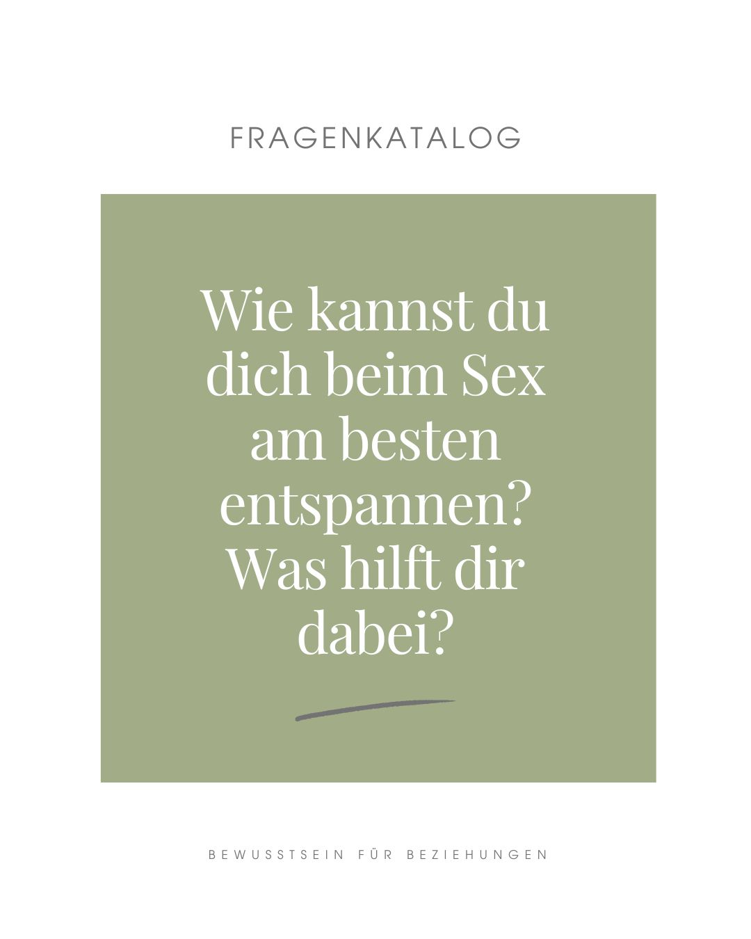 Mit zu viel Stress verschwindet auch die Lust. So geht es vielen: Der Alltag ist vollgepackt, die Arbeit belastet, der Haushalt erledigt sich nicht von selbst – und dann soll man auch noch Beziehung und Sexualität pflegen.
Kein Wunder, dass das Stresslevel durch die Decke schießt und die Lust, intim zu werden, in weite Ferne rückt.
Für Sex brauche ich einen entspannten, offenen Zustand, in dem ich meinen Körper spüren und meine Bedürfnisse wahrnehmen kann.
Was brauchst du dafür? Fragt euch gegenseitig – oder auch einmal ganz ehrlich für euch selbst.