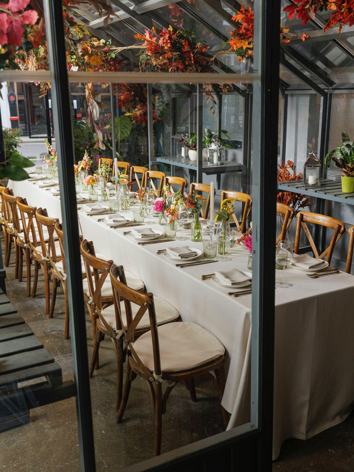 Discover London’s newest hidden gem - The Greenhouses in The City. ✨
Step into an intimate 18-seat greenhouse where lush greenery, floral accents, and sparkling lights create a magical backdrop for celebrations, festive dinners, and exclusive gatherings.
Experience this unique private dining destination and book your event today . 🥂
