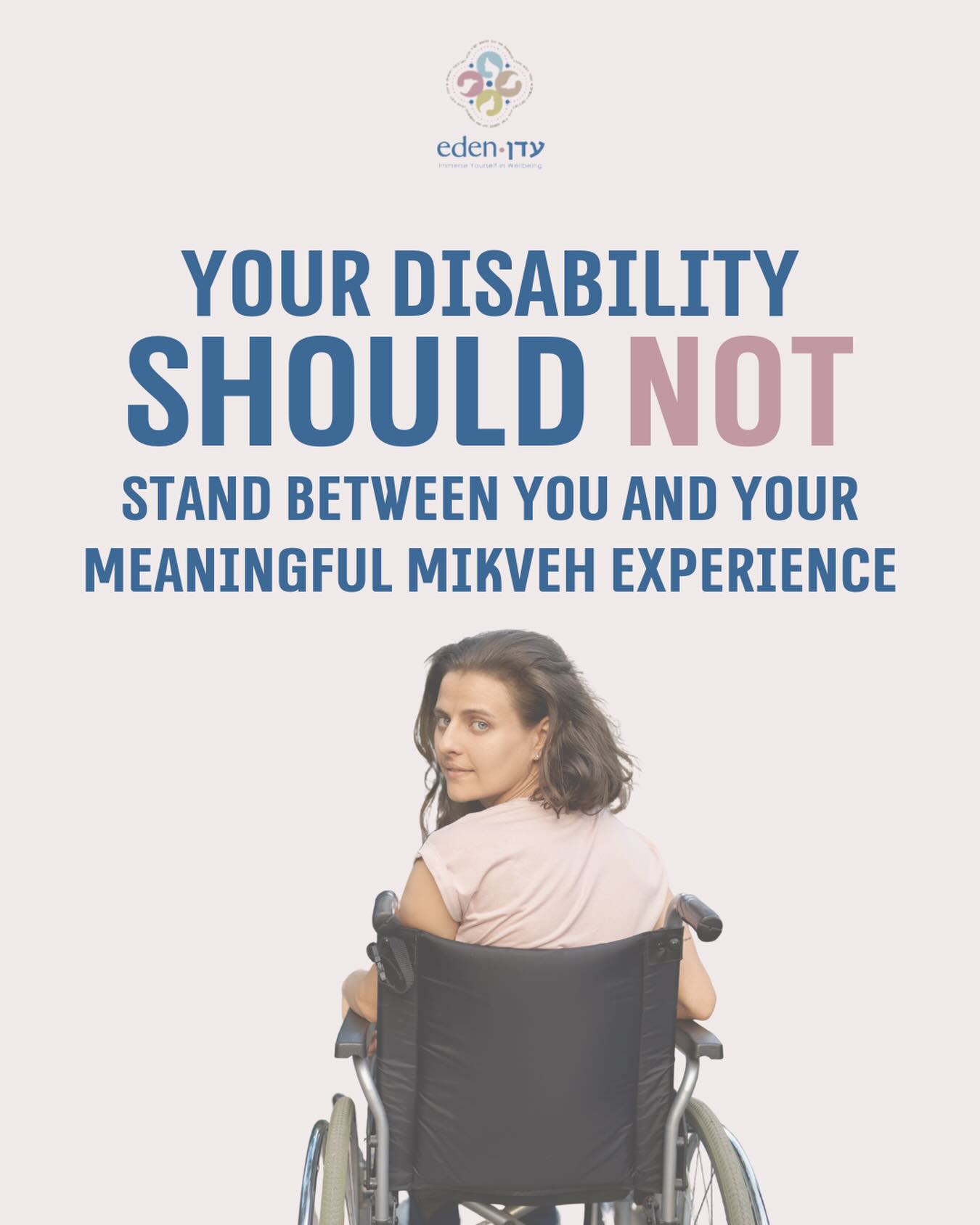 Imagine standing at the threshold of something sacred, and being told the door isn’t built for you.
Too many people with disabilities have felt this heartbreak at the mikveh. Stairs they can’t climb. Spaces too narrow to navigate. A spiritual practice that should welcome them, suddenly out of reach.
This isn’t just about accessibility. It’s about belonging. It’s about dignity. It’s about your right to connect with tradition, with community, with something greater than yourself.
Your disability doesn’t make you less deserving of a mikveh experience that feels safe, comfortable, and sacred.
At The Eden Center, we believe every body is welcome. Every soul deserves to immerse. No exceptions.
If you or someone you love has faced barriers to mikveh, we see you. And we’re here to help change that.
What would you suggest to help make the Mikveh more accessible?
#DisabilityAwareness #AccessibilityMatters #Mikveh #Disability #Accessibility #AccessibilityForAll #AccessibilityAwareness