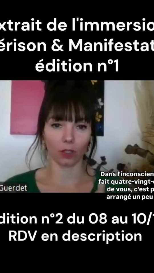 🧠Votre inconscient influence vos comportements, vos choix et vos décisions à hauteur de 90%.
Et cet inconscient est constitué de plein de mémoires et de parts à l'intérieur de vous. Il fonctionne un peu comme une boîte noire qui a tout enregistré depuis que vous existez.
Des parts en vous, des mémoires, vous en avez plein... Je peux vous citer les principales et les plus connues : l'enfant intérieur, le féminin et masculin intérieurs, le critique intérieur (l'ego), la mère intérieure etc...
Mais sachez que dès que vous avez vécu une émotion forte ou marquante pendant l'enfance, cela a créé une mémoire en vous.
Bien sûr des mémoires vous en avez des positives (souvenirs), mais vous en avez aussi des "négatives", des douloureuses. Toutes ces fois où vous n’avez pas pu exprimer votre émotion, qu'elle n'a pas été accueillie, elle s'est cristallisée ainsi à l'intérieur de vous.
Car chaque émotion qui n'a pas pu être libérée reste enfermée à l'intérieur, elle ne disparaît pas.
Donc si vous avez enregistré plusieurs moments douloureux dans votre vie sans jamais avoir pu exprimer, libérer l'émotion et apaiser la part de vous qui a souffert à l'époque, ça s'est accumulé en vous. C'est ce qui provoque dans votre vie d'aujourd'hui un mal être, de la dépression, des émotions débordantes ou bloquées, de l'anxiété, des schémas répétitifs, des conflits intérieurs, des peurs, une grande tristesse inexpliquée, une colère constante etc.
Du coup, ces parts de vous qui sont blessées peuvent vous empêcher de créer ce que vous voulez vraiment dans votre vie d'aujourd'hui.
La bonne nouvelle c'est que rien n'est immuable, vous pouvez revisiter le passé en allant apaiser, mettre à jour toutes ces parts de votre inconscient. Et ce afin de digérer le passé et de faire de toutes ces parts des alliées au quotidien, pour avancer ensemble dans la même direction ❤
👉 Du 08 au 10 décembre je vous offre une immersion en ligne offerte "Guérison et Manifestation". Et ce, pour comprendre le fonctionnement de votre inconscient, rencontrer la part de vous qui manifeste tout dans votre vie, et débloquer votre pouvoir de manifestation.
Lien d’inscription en bio
À bientôt,
Laura 😘