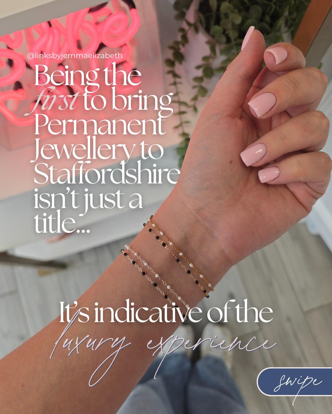 Did you know?… ✨
Links by Jemma Elizabeth was the first in Staffordshire to bring the permanent jewellery experience to you?
Since then, we’ve linked hundreds of beautiful mums, daughters, besties & soul sisters with jewellery that lasts forever.
Being first means:
♡ More experience
♡ More precision
♡ More attention to detail
♡ More luxury in every single appointment
With our high-quality 14k gold-filled + sterling silver chains and our safe, seamless welding technique, your link is crafted with care, connection & a whole lot of love💫
Whether you’re creating a memory, celebrating a moment, or treating yourself “just because”… your forever link is waiting✨
Tap the link in bio to book your luxury link experience | Based at @jemmaelizabethbeauty
Let’s make something special together 🤍