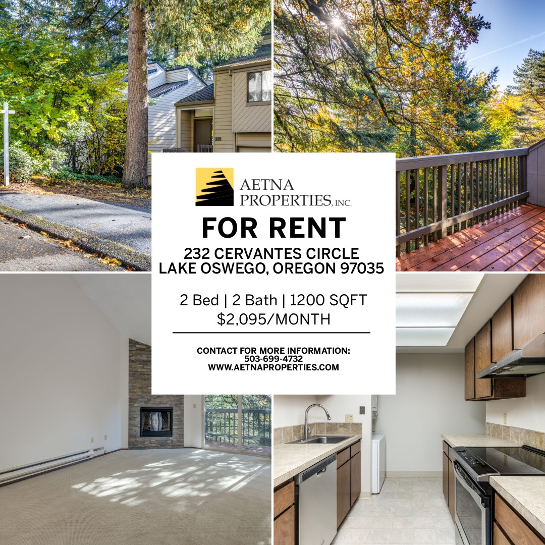 This great NW Portland condo is now available for rent!
Details here: https://www.aetnaproperties.com/properties/tanner-place-loft/
✨️No pets/No smoking.
✨️Resident responsible for HOA move-in and move-out fees.
✨️Proof of Renters Insurance is Required Prior to move in.
✨️All information, regardless of source, is not guaranteed and should be independently verified.
Call Aetna Properties today to schedule a tour. 503-699-4732