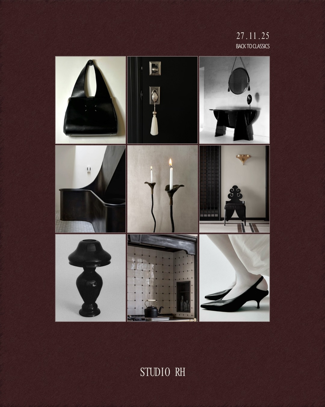 i found myself so wrapped up in jaw-dropping jewel tone colour combinations this week that i decided to pull it back to the basics ☕️ black will never cease to turn heads, in fashion, interiors, jewellery and even contemporary horticulture.
fun fact: when i was a teenager, my boyfriend told me i should wear black because he liked it. naturally, i resented the colour for a while afterward, until it made a resurgence in my life in 2019 when i died my hair charcoal black. ever since then, me and black have been good friends again (this time, organically!)
PSA: once you go black, you CAN indeed go back 🙄
here are some classics inspiring me this month.
( inspiration images sourced via pinterest )
——
studio rh is a digital marketing agency specializing in social media management, web design, branding and seasonal architectural photography services. we work with interior designers, custom home builders, architects, photographers and lifestyle brands in new york city, newport beach, muskoka, toronto and beyond.
#studiorh #thestudiorh #studioreginahalonen #socialmediamanagementagency