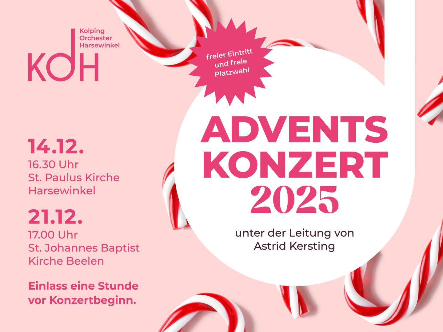 Das letzte Highlight für dieses Jahr steht kurz bevor: unsere Adventskonzerte am 3. Advent in Harsewinkel und am 4. Advent in Beelen. Wir freuen uns auf euren Besuch 🎅🎄🎷🎶🎺
#konzert #weihnachten #advent #musik #kolpingorchesterharsewinkel