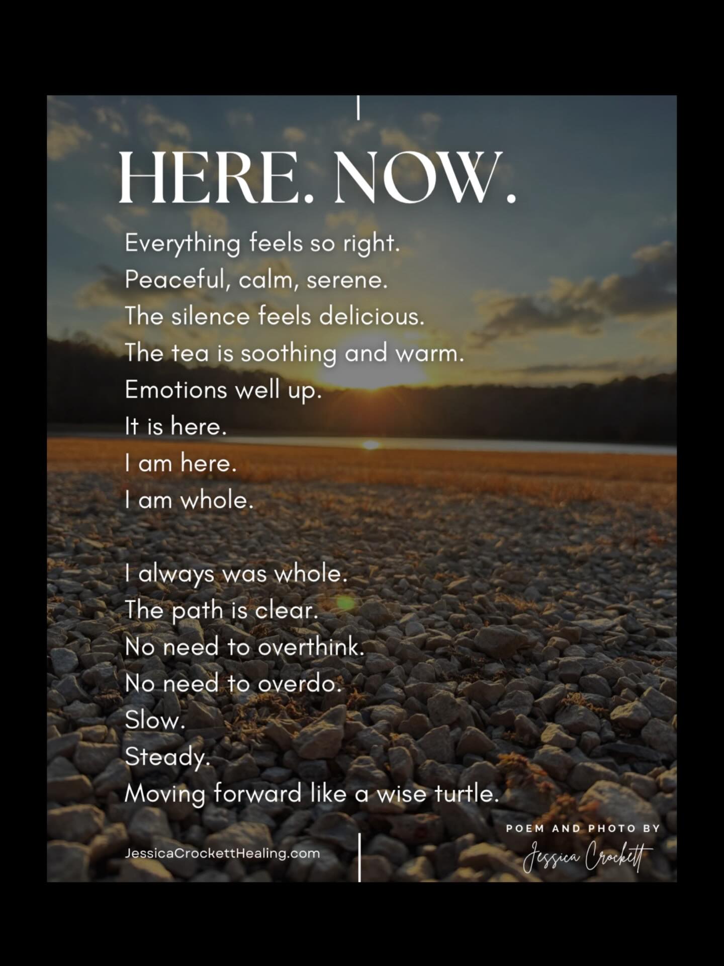 Morning Musings 🌿
I used to get frustrated with myself and felt like I was taking the slow boat in life compared to my peers. Now, I love my pace of life - gentle and intentional, moving forward at the most delectable and delightful pace.
This morning, as I was sitting on the couch, feeling completely content, I decided to journal my feelings, when a poem came through instead…
Here. Now.
Everything feels so right.
Peaceful, calm, serene.
The silence feels delicious.
The tea is soothing and warm.
Emotions well up.
It is here.
I am here.
I am whole.
I always was whole.
The path is clear.
No need to overthink.
No need to overdo.
Slow.
Steady.
Moving forward like a wise turtle. 🐢