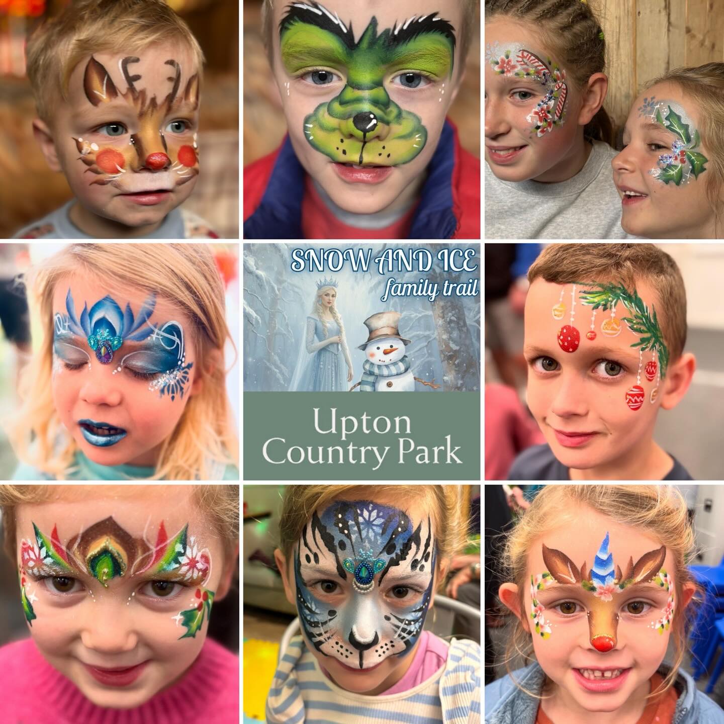 ✨ I’m so excited to be face painting at @uptoncountrypark this Christmas! 🎄 Find Pixie Paint in the Welcome Centre from 11am–3pm on Monday 22nd, Tuesday 23rd, and Wednesday 24th December.
I’ll be offering Christmas face painting, gems, and glitter tattoos - and I might even have some fun costumes planned… ✨💫 #facepaint #facepainting #facepaintingkids #facepaintersofinstagram #christmasfacepaint #dorsetbusiness #uptoncountrypark #bournemouthmums