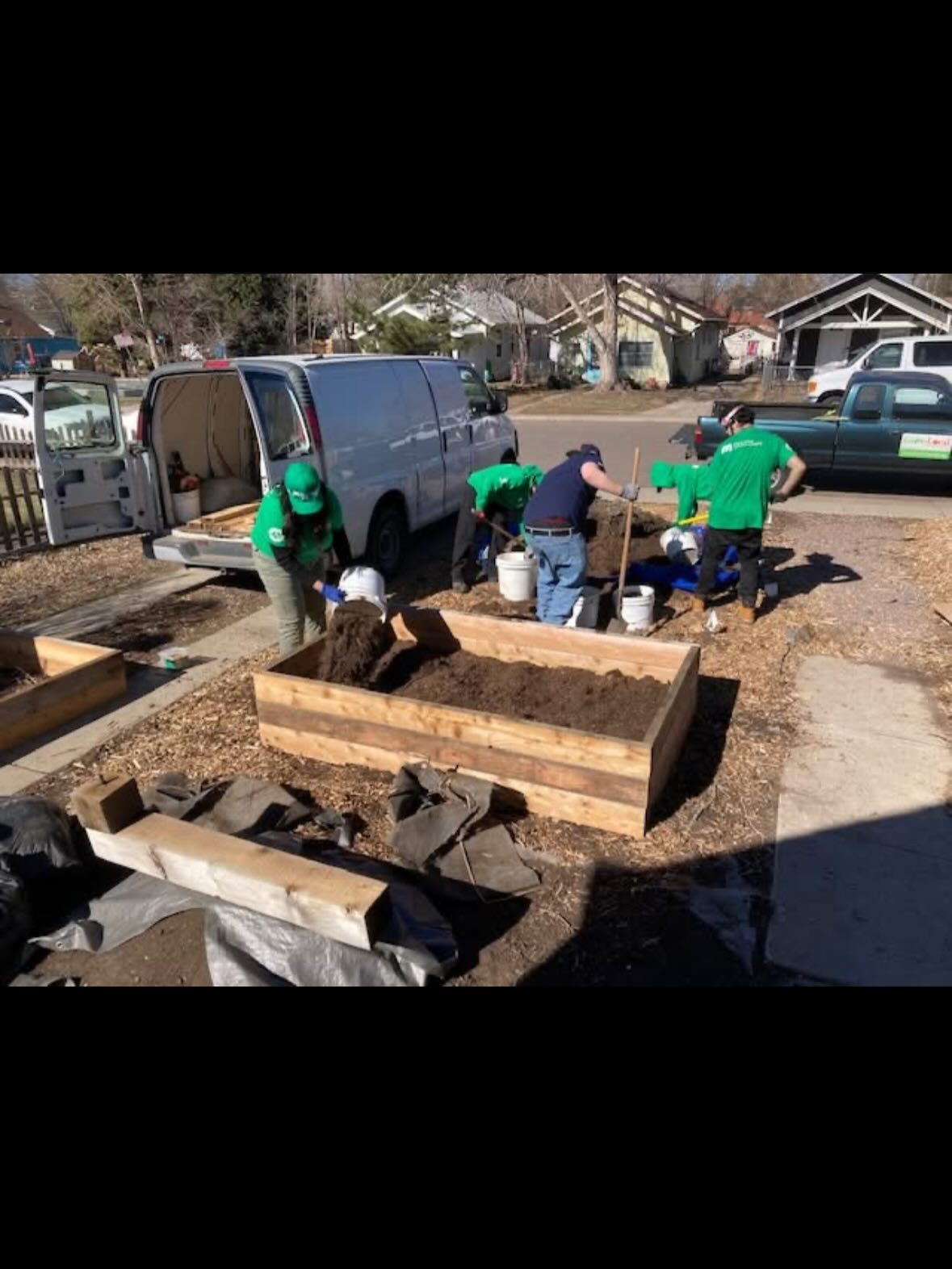 We grow in a few yards (some front yard some backyard). Our hosts understand the importance of rebuilding and maintaining the soil, food equity and strong community. Here is what Tyler and Samantha share about their partnership with Grow Local:
“Working with Grow Local Colorado has been a truly transformative experience, fundamentally shifting our perspective on local food production. They taught us how to cultivate a meaningful and sustainable impact on my own food supply and actively participate in our community’s vital food ecosystem. The invaluable knowledge and practical skills we’ve gained will be integral to how we produce food and care for our community for the rest of our lives. We highly recommend partnering with this incredible organization!”
#community #communitycare #sharefood #learntogrowfood #urbangardening #wetendtogrow