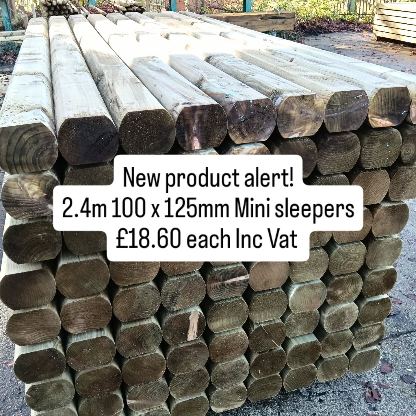 Just collected these quality mini sleepers from our friends @ellprotimberltd. These are available for collection or take advantage of our free delivery service.
#blewetstimber
#freedelivery
#timber
#sleepers