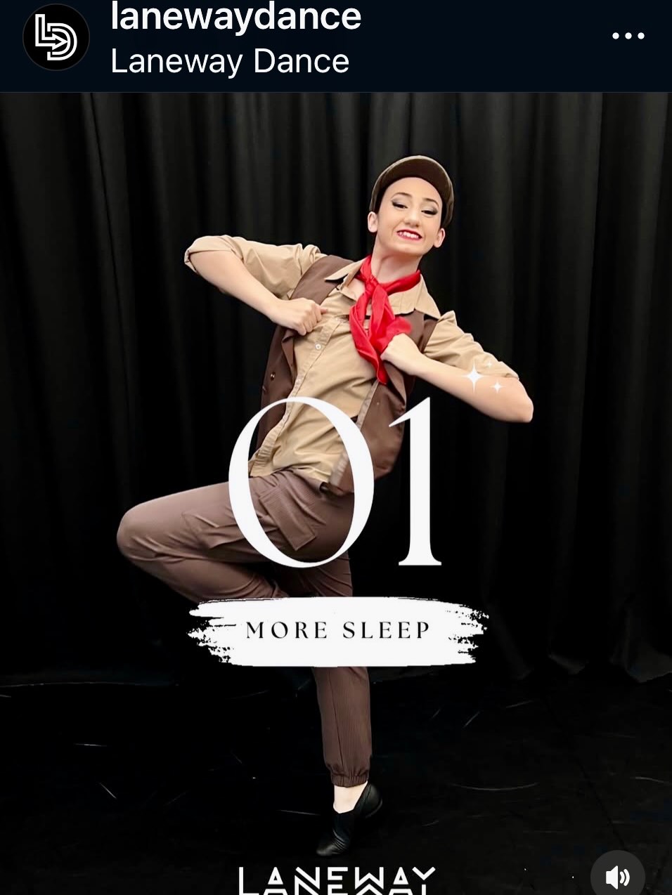 Our youngest, Lily. So proud of you and all the hard work you put in at ‘Laneways Dance’. Break a leg!!!