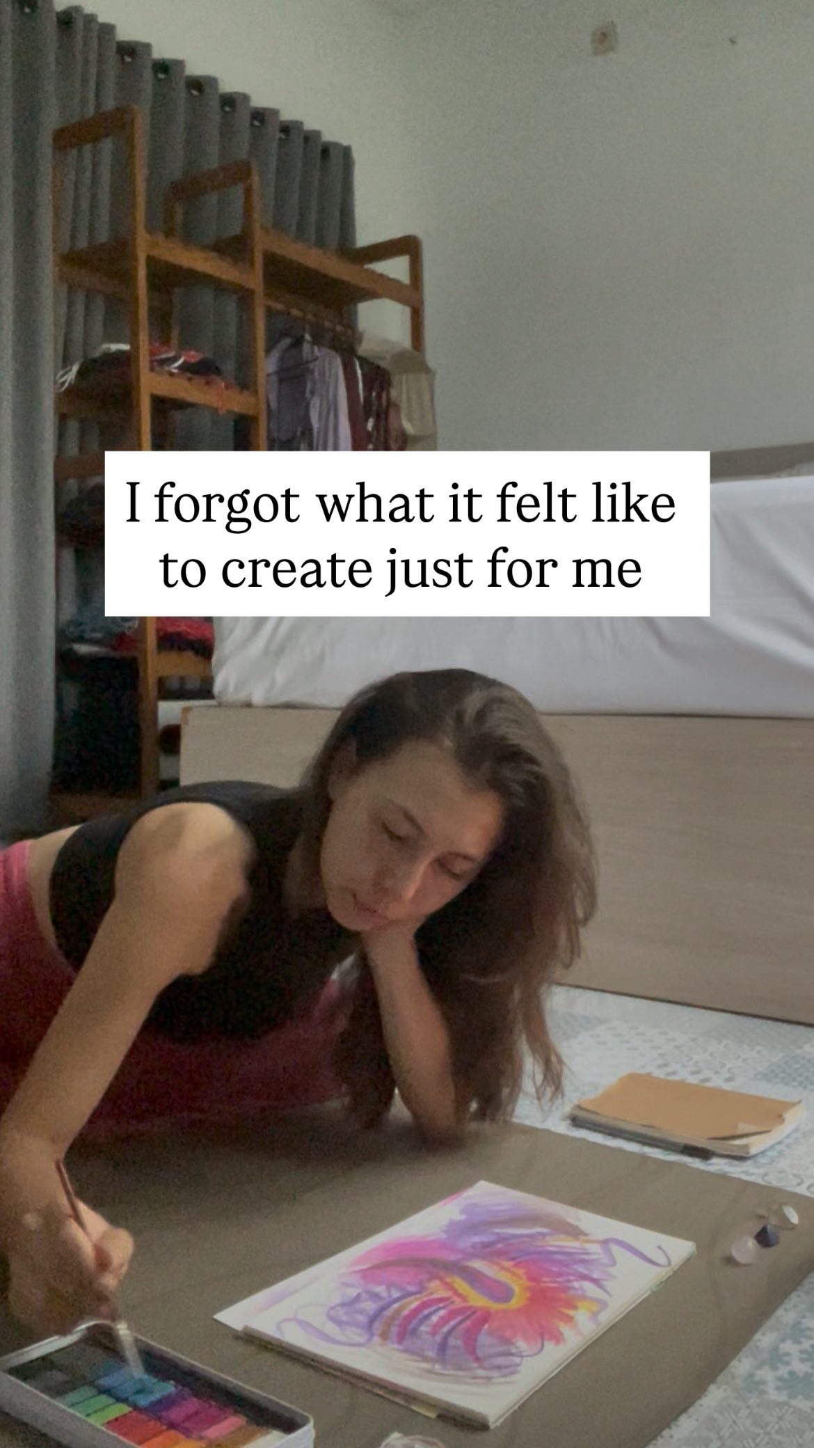 I’d forgotten. Because I’ve been pushing it too hard ❤️
Presence, peace and creativity don’t cost anything.
#arttherapy #creativeexpression #presence #creativecoach