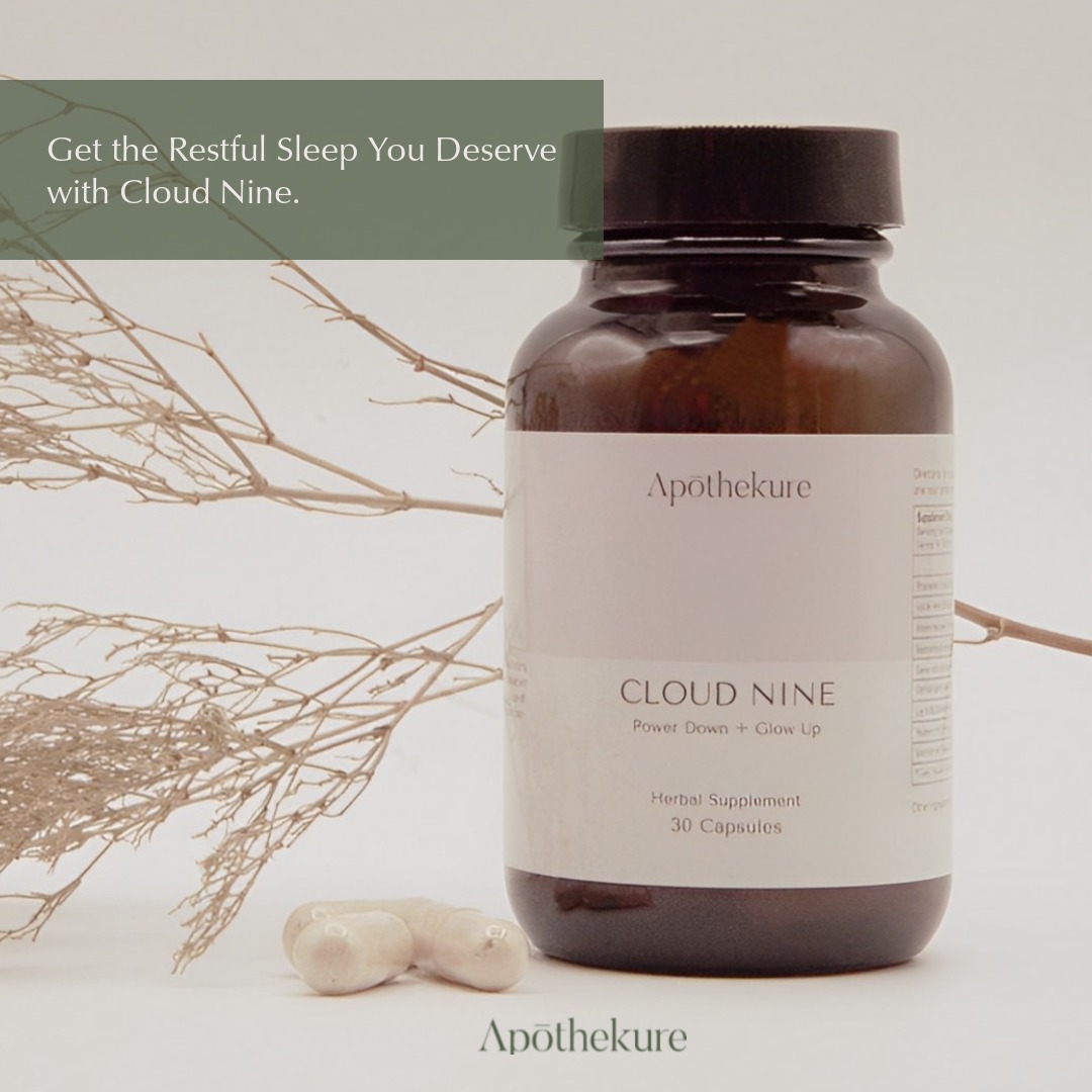 Embrace the tranquility of Apothekure's Cloud Nine. 🌙
Infused with calming Jujube seed, and crafted by a licensed pharmacist and experts in Traditional Chinese Medicine, our formula is your ticket to blissful, restorative sleep. Rebalance mind and body—step into serenity tonight.
🌜#ApothekureBalance #HolisticSlumber #ElevateYourRest #MindBodySpiritRevival