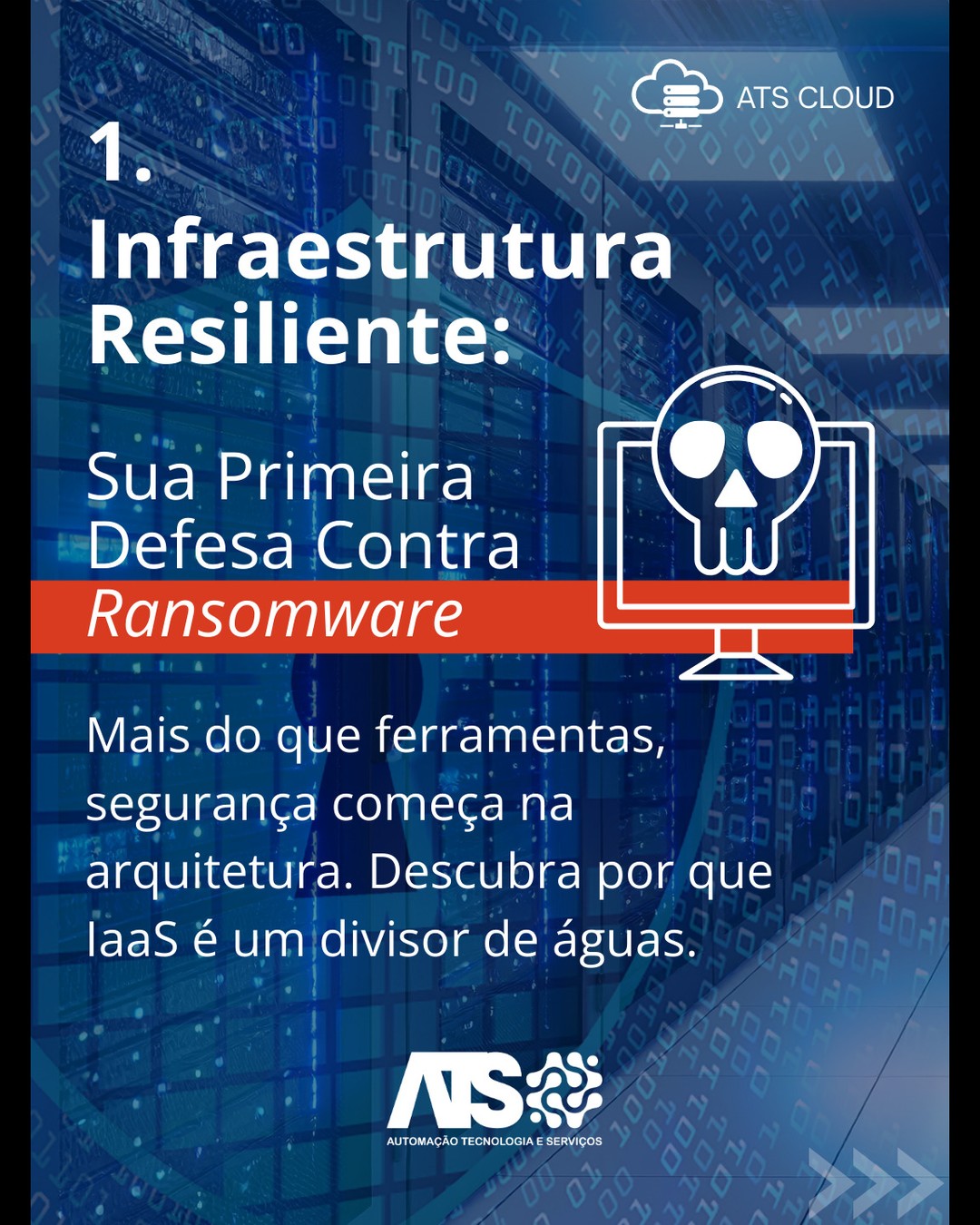 🚨 O seu negócio está preparado para um ataque de ransomware?
Acredite: não é só sobre ferramentas, é sobre arquitetura segura.
No carrossel, você vai descobrir:
✅ Por que IaaS é essencial para resiliência
✅ Como backup imutável e DR automatizado salvam seu negócio
✅ O checklist que separa prevenção de desastre
💡 Se você respondeu “não tenho” para algum item, é hora de agir!
👉 Arraste para ver tudo e proteja sua operação agora.
📩 Fale com nossos especialistas e comece hoje mesmo!
🌐www.atstecnologia.com.br
🧾 LEIA o nosso artigo completo (LINK NA BIO)
#Cibersegurança #Ransomware #InfraestruturaResiliente #IaaS #BackupImutável #DRaaS #ZeroTrust #SegurançaDigital #TransformaçãoDigital #TechTips @atscloud