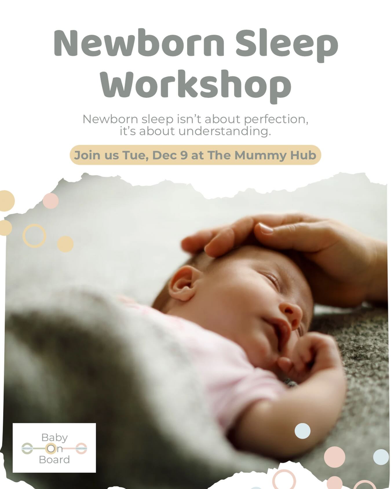 Feeling overwhelmed by all the conflicting sleep advice?
Youāre not alone ā and youāre not doing anything wrong.
Our Newborn Sleep Workshop this Tuesday, Dec 9, will help you understand:
š What newborn sleep truly looks like
š How to respond calmly and realistically
š What helps⦠and what doesnāt
š How to create gentle rhythms without pressure
Itās a calm, supportive evening designed to take the stress out of those early nights.
š¬ Comment āSLEEPā and weāll send you the details so you donāt miss out.