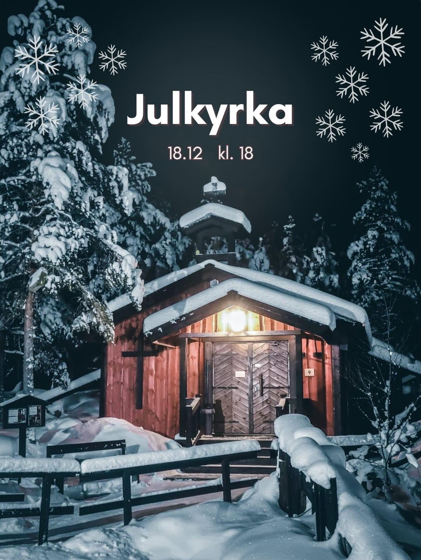 Torsdag 18 december kl. 18 bjuder Jakobstads svenska församling (@jakobstadssvforsamling) in till en stämningsfull julgudstjänst i Nanoqs kyrka Avannaata Ulloria (Northern Star). 🌟
Efter gudstjänsten bjuder Nanoq på kyrkkaffe. Välkommen! ❣️