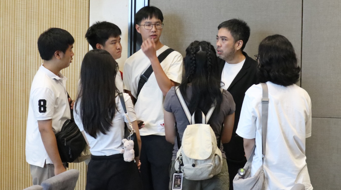 When hearts are full, no one rushes out. Fellowship after church 🤍