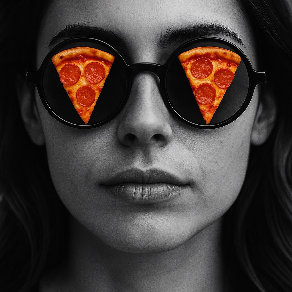 😎 Me gusta usar gafas oscuras en la noche.
#bittapizza #goodpizza
