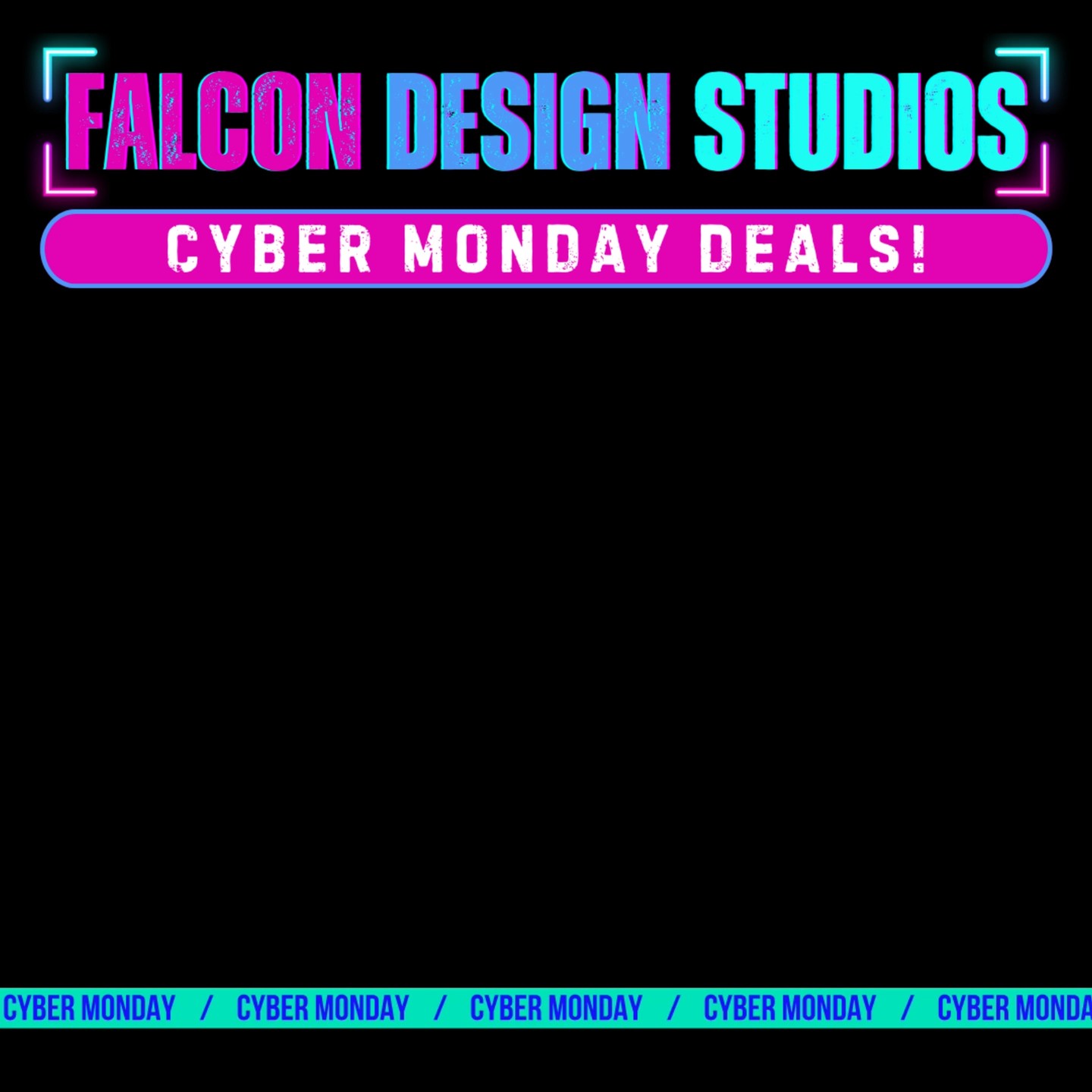 Our #CyberMondaySale is now live! This week only, save 15% site-wide on everything from custom phone cases and wall art to hoodies, mugs, and more!
Enter code CYBER15 at checkout and please, share this with your friends and family!
#CyberMonday #Sales #SmallBusiness #FalconDesignStudios #NJSmallBusiness