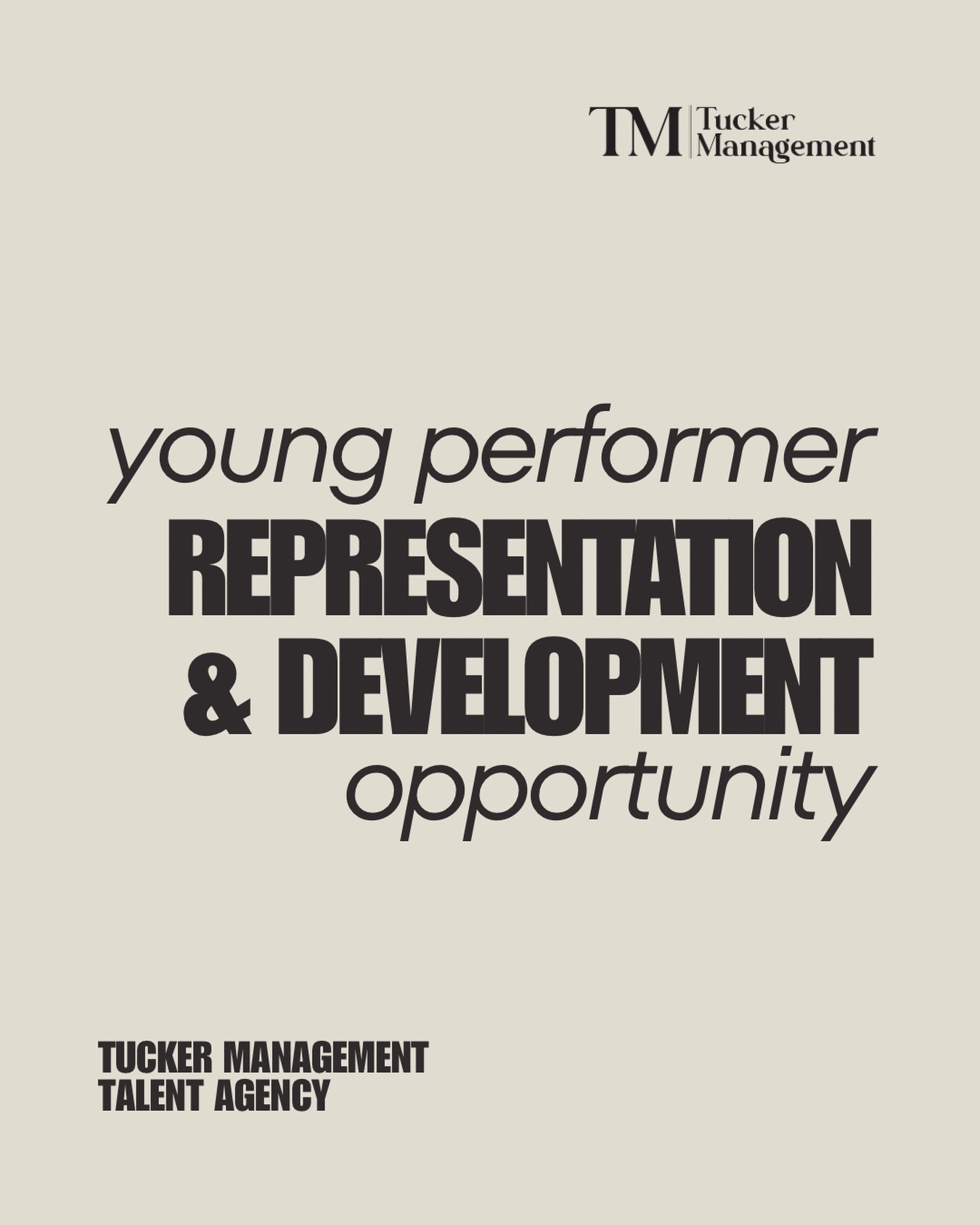 TM x TMA Collective | Your chance for representation
We’ve partnered with @tma_collective for their new January 2026 programme.
A high-level training experience built for performers aged 15-20 who want to step into the industry with industry experience behind you.
This industry specific programme offers:
• Acting, singing & dance training taught by industry experts
• West End / TV-level masterclasses from guest coaches
• Professional headshots
• On-camera acting reel
• Dance & Vocal showreel suitable for Spotlight
• Performance coaching & mentoring from our very own Tucker Management agents
• A supportive, professional environment designed to prep you for real auditions
A huge opportunity:
At the end of the programme, selected performers will be offered representation with Spotlight-registered agency, Tucker Management.
🎬 TM’s young talent have secured professional projects globally, from West End roles to commercials, music videos, major TV roles and feature films.
🌟 If you’re serious about growing your skills, getting industry-ready and potentially joining the TM client base, this is your moment.
👉 Apply now and take your shot at working with TM’s team of agents, pros and mentors.
📅 Runs Sundays: 11th January to 29th March 2026, 10am–3pm
📍 Location: Create Studios, Leicester
⏰ Closing date: 7th December 2025
#tuckermanagement #talentagency #talentmanagement