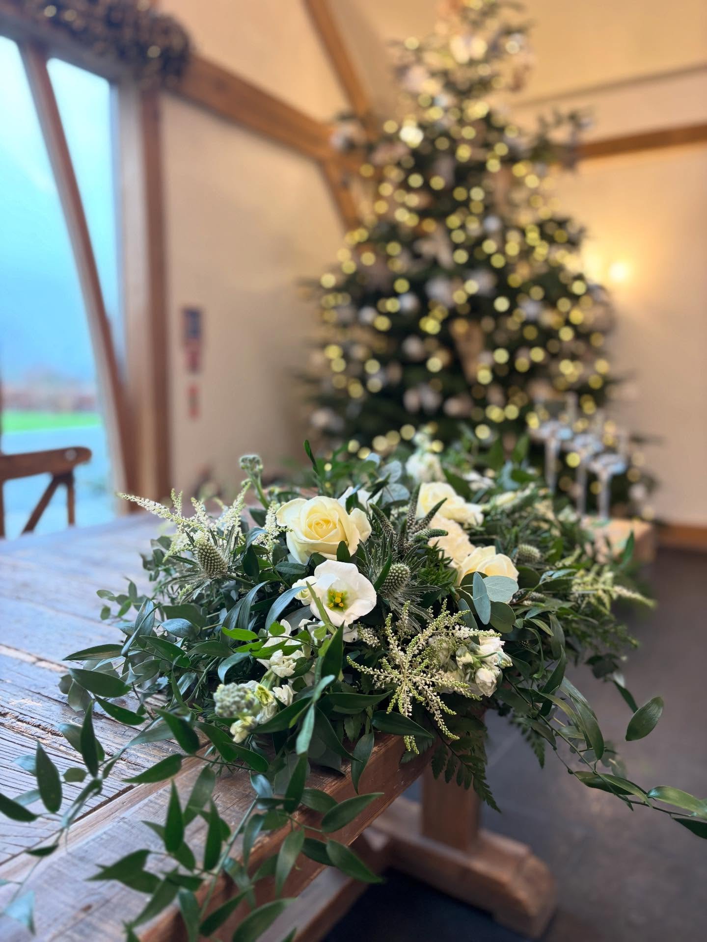 🌿WINTER WEDDING MAGIC🌿
Soft winter greens, delicate florals, and the glow of the prettiest Christmas tree ✨
A simple, timeless setup at Mythe Barn that felt so full of warmth.
Venue @mythebarnweddings
Florals & Styling @therusticweddingcompany
#WeddingFlowers #WinterWeddingFlowers #WeddingFloralDesign #LuxuryFlorals #WeddingInspiration #ElegantWedding #MinimalWedding #TimelessWedding #NeutralWeddingPalette #MytheBarn #MytheBarnWedding #BarnWedding #WinterWedding #FestiveWedding