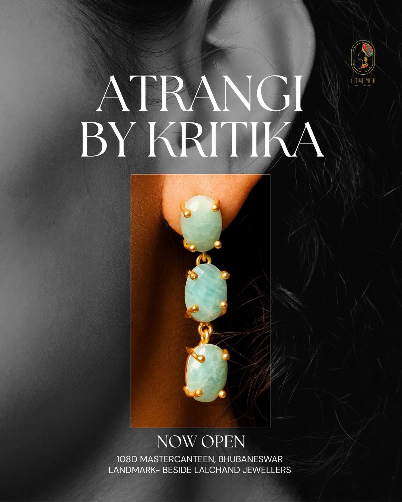 Crafted with emotion, worn with confidence.
Find your signature sparkle
.
.
at 108D Mastercanteen, Bhubaneswar
(Landmark: Beside Lalchand Jewellers).
Atrangi by Kritika — now open.