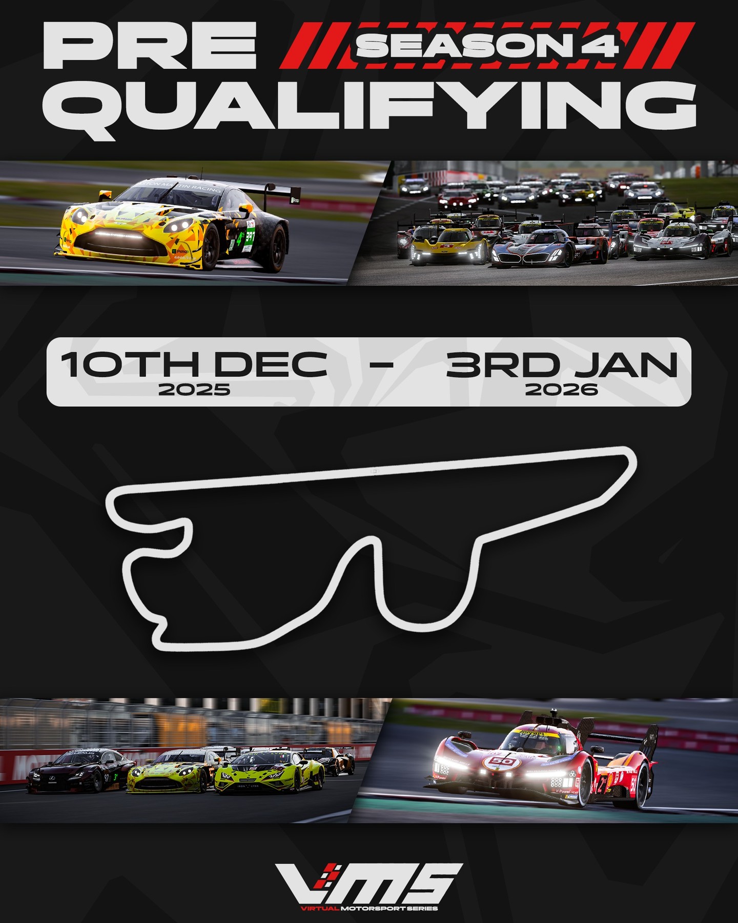 Pre-Qualifying for Season 4!
We are excited to announce our next season, with Pre Qualifying starting in just a week! Join our discord for more information (Link in bio).
Designs by @design.mmn