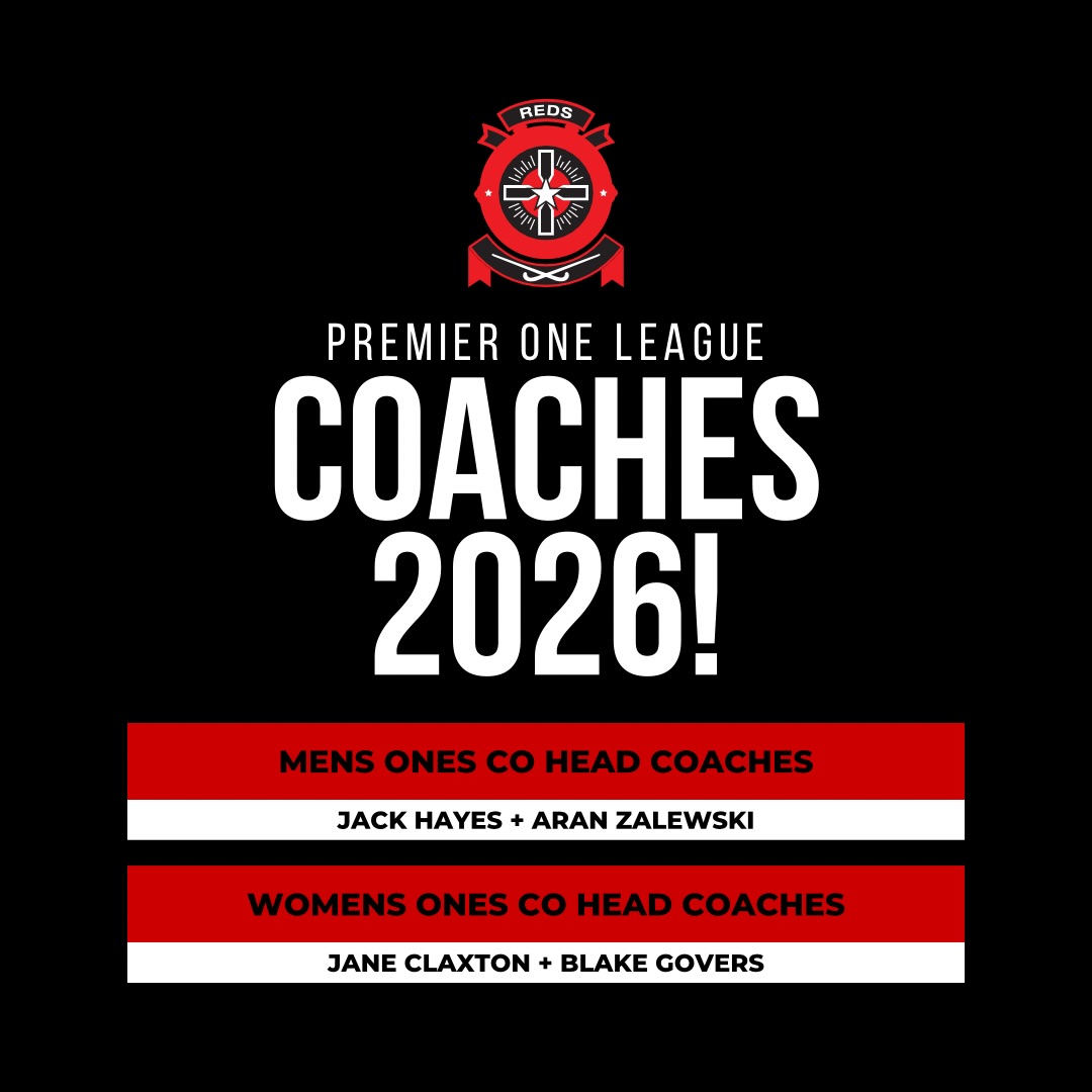 Happy New Year, Reds!
With that comes the long-anticipated announcement of our Premier One League coaches for 2026.
We’re proud to welcome our Men’s and Women’s Ones coaching groups and can’t wait to see what this season brings. Let’s go 🔥
