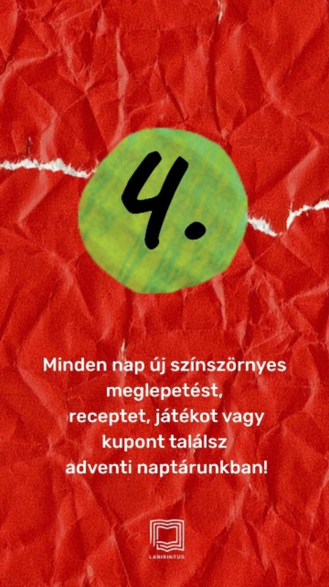 4. NAP 🤗🧸 ADVENTI KALENDÁRIUMUNKBAN! Készüljünk együtt az érzelmekkel teli ünnepekre! ✨️💛🎄 Minden nap új színszörnyes meglepetést, receptet, játékot vagy kupont találsz adventi naptárunkban!
#érzelmek #színszörny
#advent #adventikalendárium #receptek #drszínszörny #labikidsbooks #annallenas