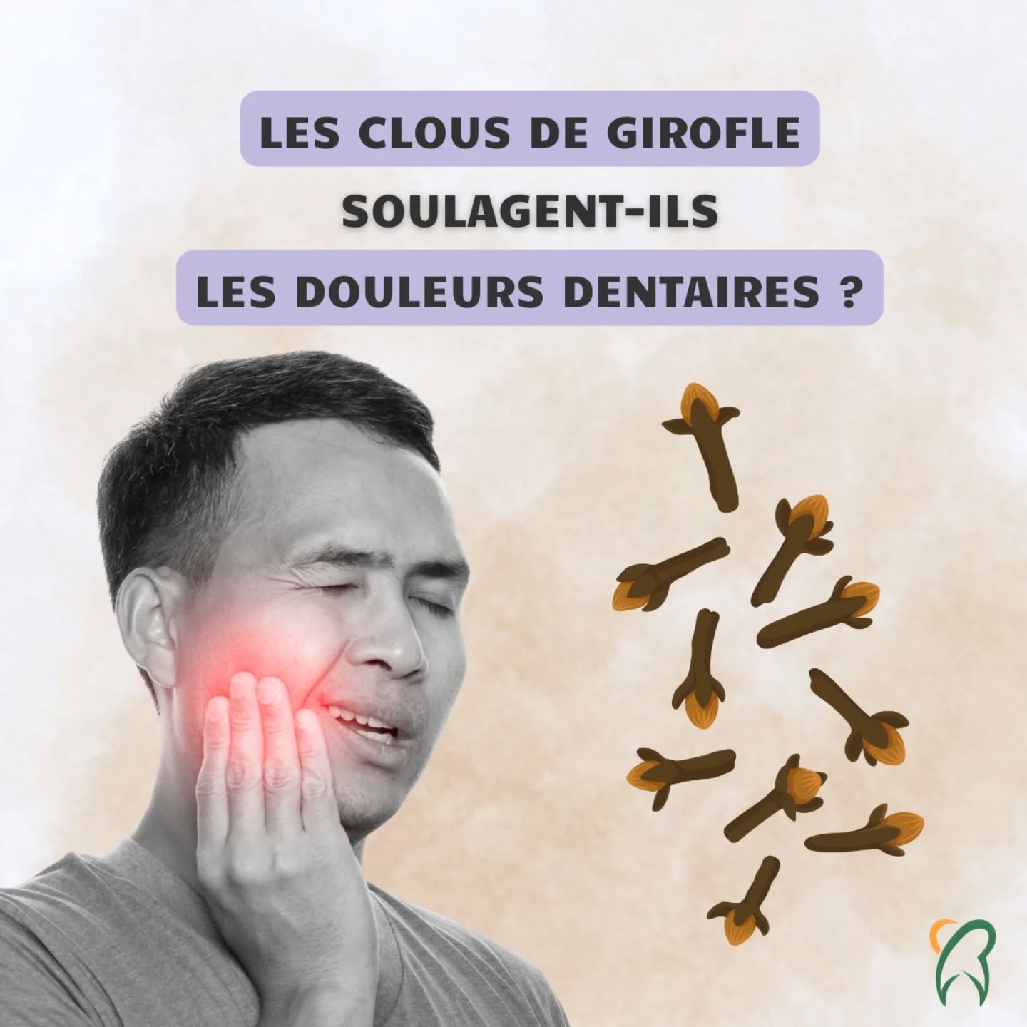 Le clou de girofle peut soulager temporairement grâce à l’eugénol (effet anesthésiant + antibactérien), mais il ne soigne pas la cause : carie, inflammation, infection…
Mâcher un clou peut aider quelques minutes, mais utilisé trop souvent, il peut irriter les gencives et les muqueuses.
👉 À utiliser comme dépannage seulement, en attendant un vrai diagnostic.
#SantéDentaire #ClouDeGirofle #MalDeDent #DouleurDentaire #AstuceDentiste
.
.
.
#SantéDentaire #ClouDeGirofle #MalDeDents #AstuceDentiste #RemèdeNaturel #Dentiste #Dentist #CabinetDentaire #Luxembourg