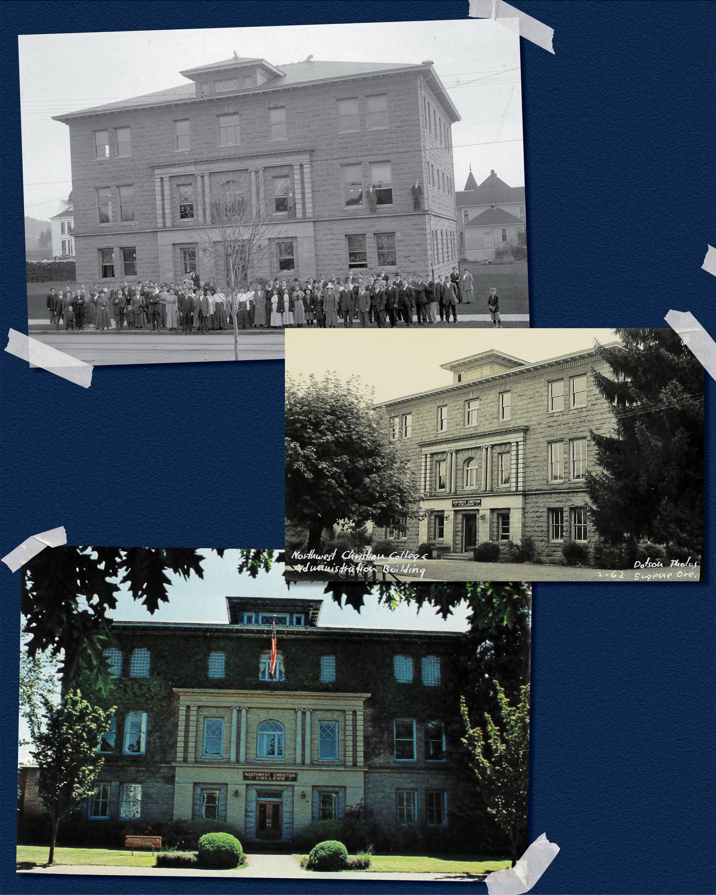 For 130 years, our university campus has stood in the heart of Eugene, Oregon.
For this month’s 130-year anniversary look back, took a look at how our campus has grown and changed, yet faithfully remained the same.