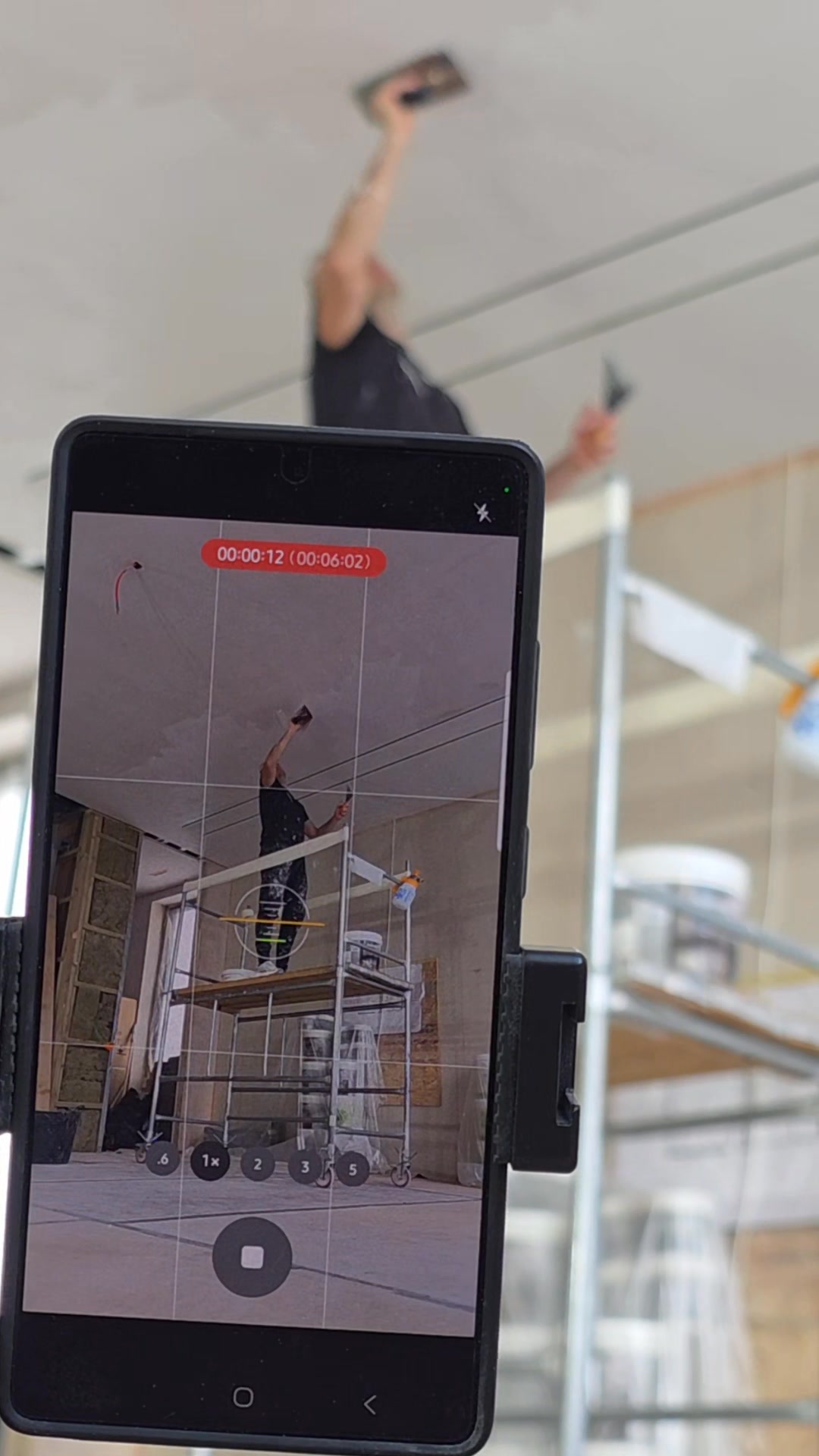 First Coat ✨️ ⬜️ #luxuryhomes #marmorino #novacolor #interiordesign #london