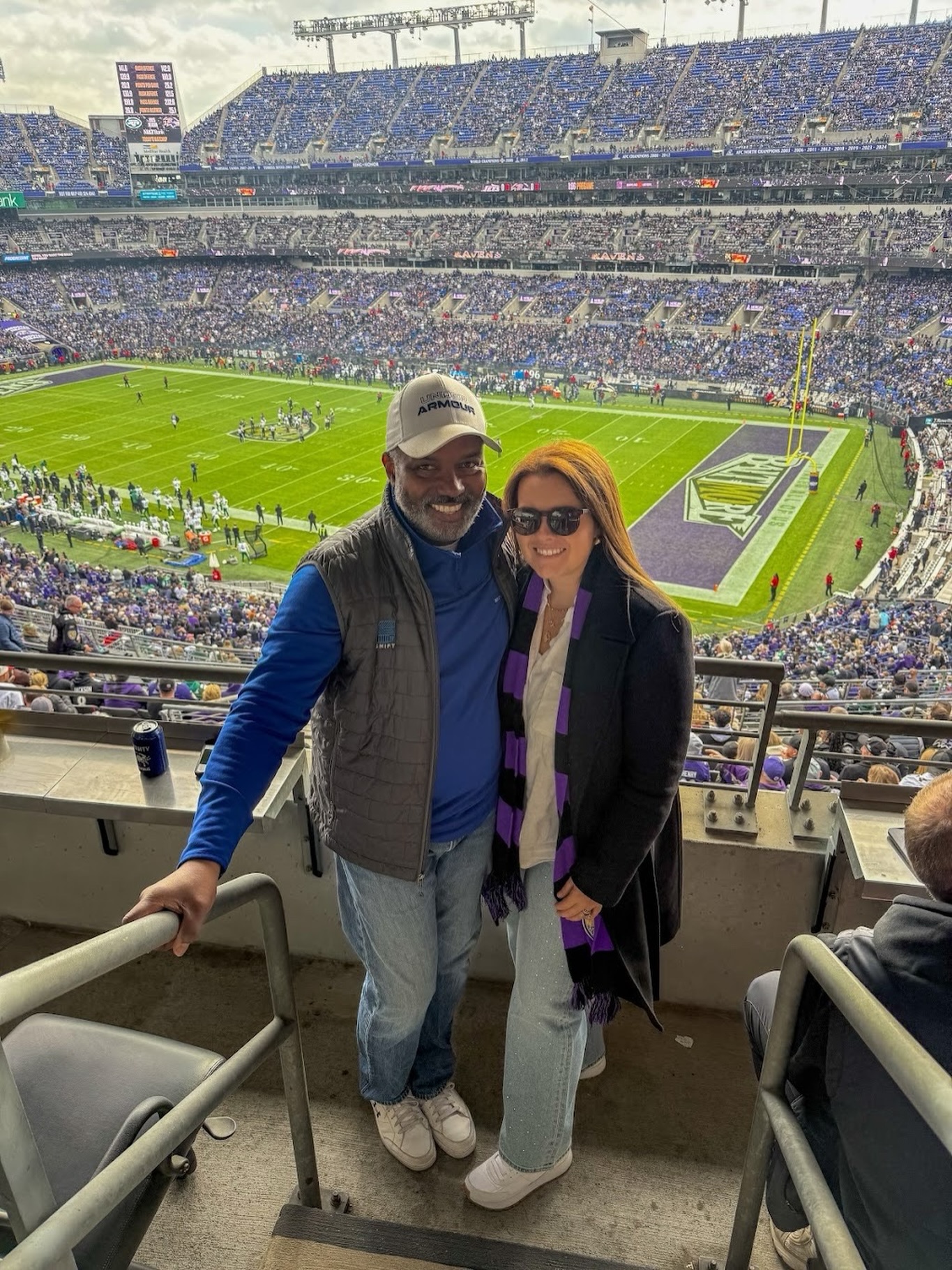 Soaking in these fall days in true Baltimore style💜