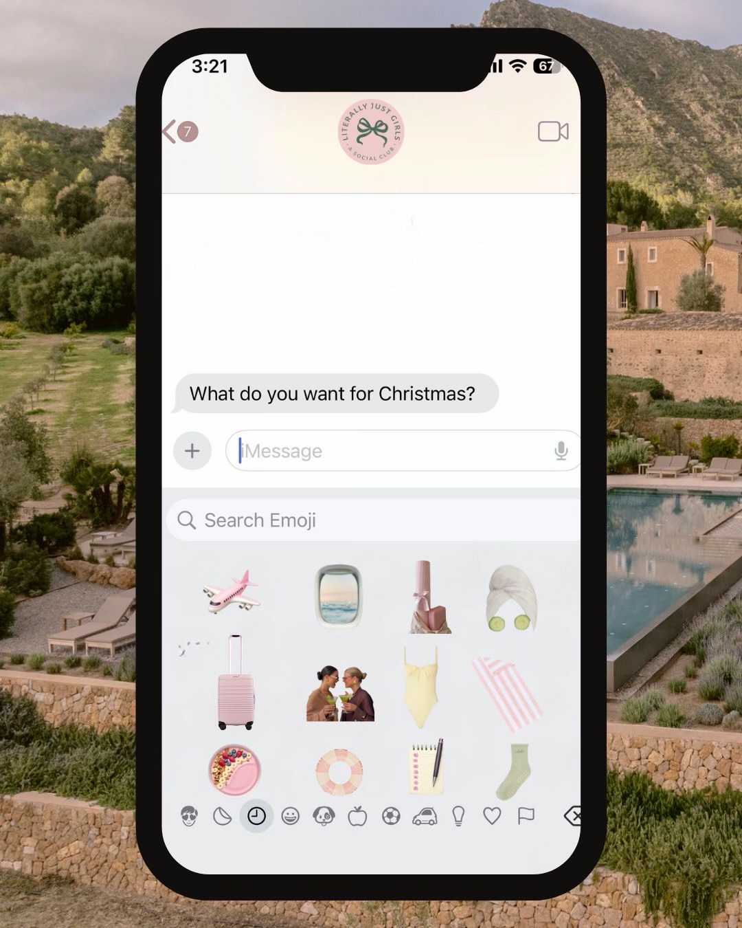 If anyone’s wondering what we want for Christmas 💌 we’re a size— pilates wellness retreat in mallorca with the girls ✨✈️🌍 #literallyjustgirls #mallorcaretreat #girlypop #wishlist #pilatesretreat