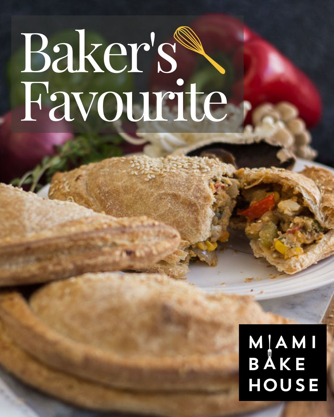 This week our Baker’s Favourite is our hearty Veggie Pastie! 🥕✨
Packed with a colourful mix of seasonal vegetables, herbs, and spices, all wrapped in our signature flaky, golden pastry. Handmade with care by our award-winning bakers, it’s the perfect choice for a wholesome lunch or savoury goods on the go.
Warm, satisfying, and full of flavour - a true Baker’s Favourite!