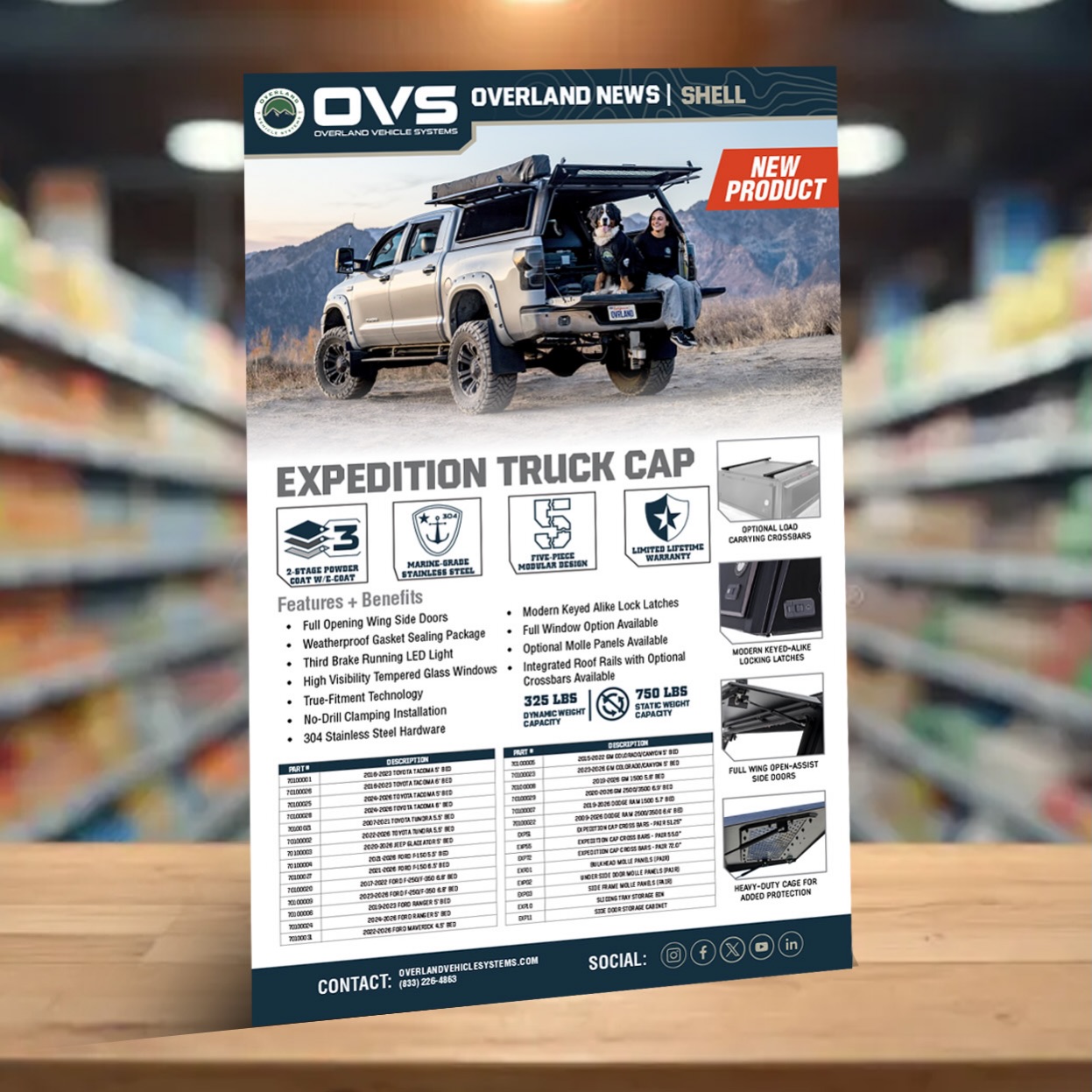 New Product Announcement POP Retail Display with Features and Benefits Now Available