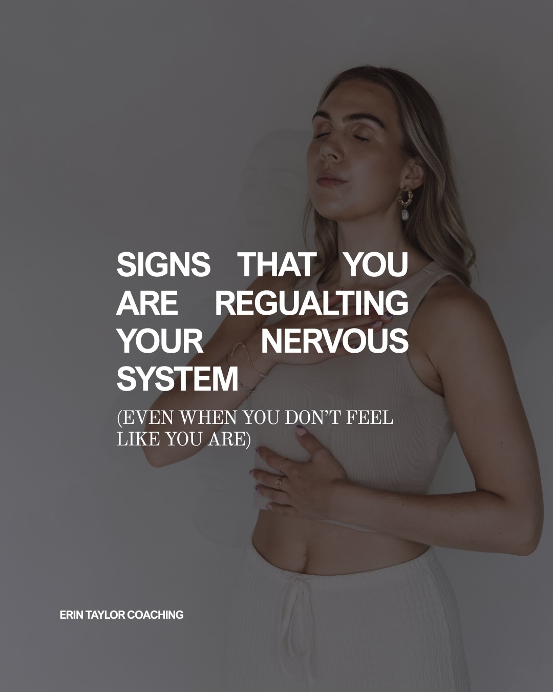 Signs you are regulating your nervous system… without you even realising!
So many busy women think regulation has to look “perfect”.
A 30-minute routine.
Zero stress in sight.
Religiously have the perfect morning.
But the truth is… your body is regulating itself in small, simple ways every single day.
And those tiny shifts are what matter.
—
If you’re ready to build on what you’re already doing and learn the tools that actually support you (not overwhelm you), this is exactly why I created Regulate. My membership.
Inside, you will find-
✨ Guided breathwork & meditation sessions split into sections so you can pick exactly what you need, based on how you feel day to day (because I know no day is the same for you).
✨ Quick sessions for mornings, busy days, or winding down.
✨ Longer sessions for deeper regulation when you have more time, space and energy.
✨ A monthly live session where I teach the topics ambitious women bring into my 1:1 sessions, allowing you to create instant changes.
✨ A space that supports you before burnout, not after it.
If 1:1 support feels like too big a step right now, Regulate is the perfect place to start.
You get to feel listened to, supported, and guided instantly!
You can try it with a 7-day free trial.
The link to join is in my bio 🔗
This is your sign to regulate yourself!
#nervoussystemregulation #regulate #busywomen