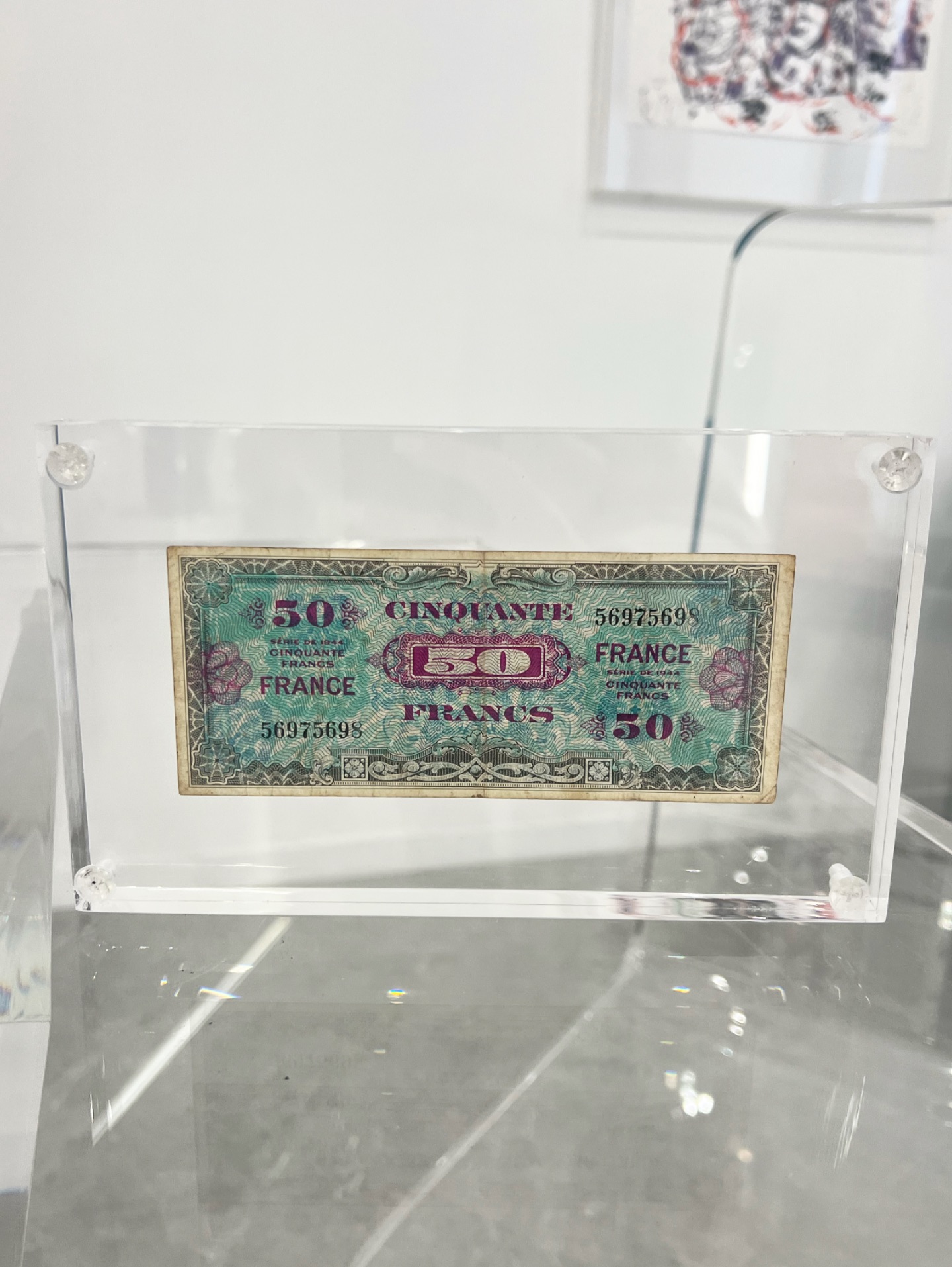 Vous connaissiez les billets de banque de 50 francs de 1944 ?
- Inclusion dans le PMMA -
#atelier #francais #surmesures #plexi #plexiazur