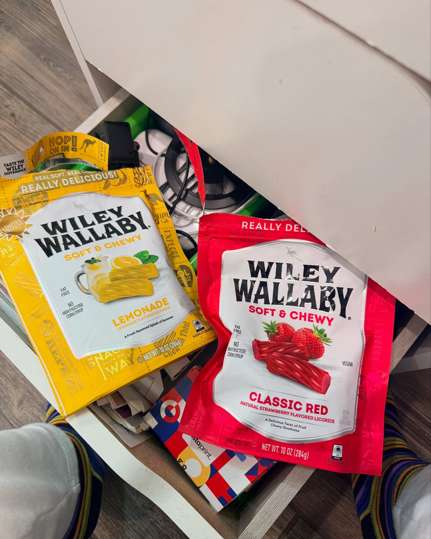 I spy a sewing snack hiding space…