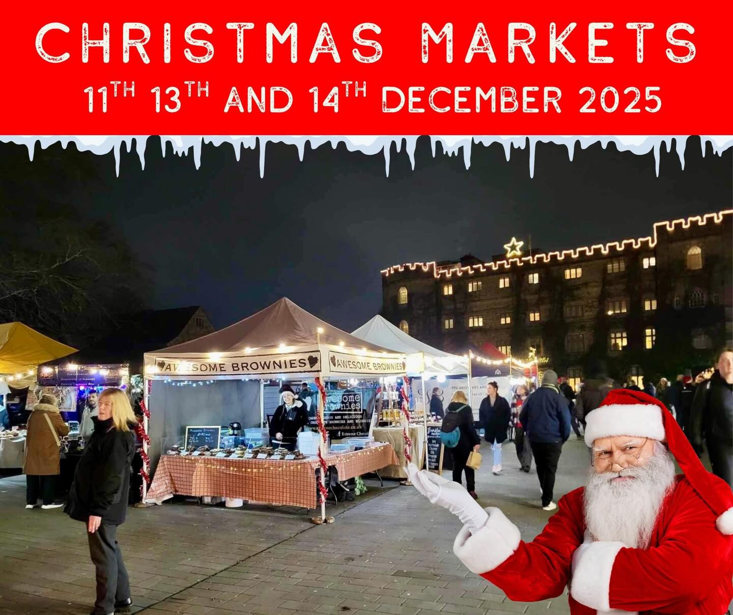 🎄 Get ready for a magical week of Taunton Independent Markets on Castle Green in Taunton as we kick off a bumper Christmas shopping week!
✨ Join us for our Christmas Night Market this Thursday, 11th December, 5–9pm, when Santa Claus will be visiting us, then come back for festive vibes at our special daytime Christmas Markets on Saturday 13th & Sunday 14th December, 10am–3pm.
🎁All our markets offer a fabulous selection of gift ideas, local crafts, locally produced food and drink, street food and LIVE MUSIC!
⭐Shop local this Christmas, explore all the wonderful businesses we have here in Taunton, and soak up the festive atmosphere.
#taunton #christmasmarkets #somersetmarkets #christmasshopping