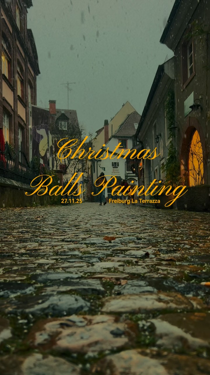 🎄✨ Diesen Donnerstag, 27.11, von 19–21 Uhr:
Fellowhumans lädt euch ins La Terrazza ein zum gemeinsamen Christbaumkugeln-Bemalen.
🎶 Coole Musik
🤝 Neue Leute kennenlernen
🍹 Feine Drinks und Snacks vom La Terrazza
Die Tickets findet ihr bei @fellowhumans.freiburg
Ein gemütlicher Abend zum kreativ werden, ankommen und die Weihnachtszeit einläuten. 🎅🎨✨