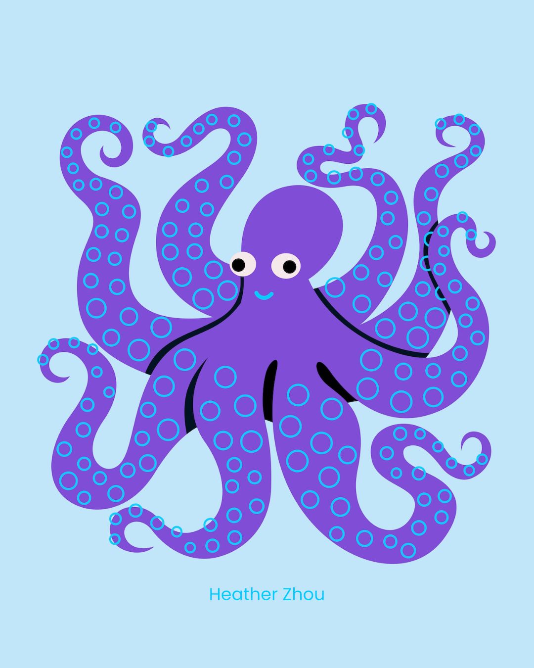 Dancing octopus🐙
.
.
.
#minimaldesign #lovelycreature #cutedesign #octopus #seacreatures #animals #illustration #characterdesign #creativedesign #lovelyart #minimaldesign #scandi #joyfulart #playfuldesign #playfulart