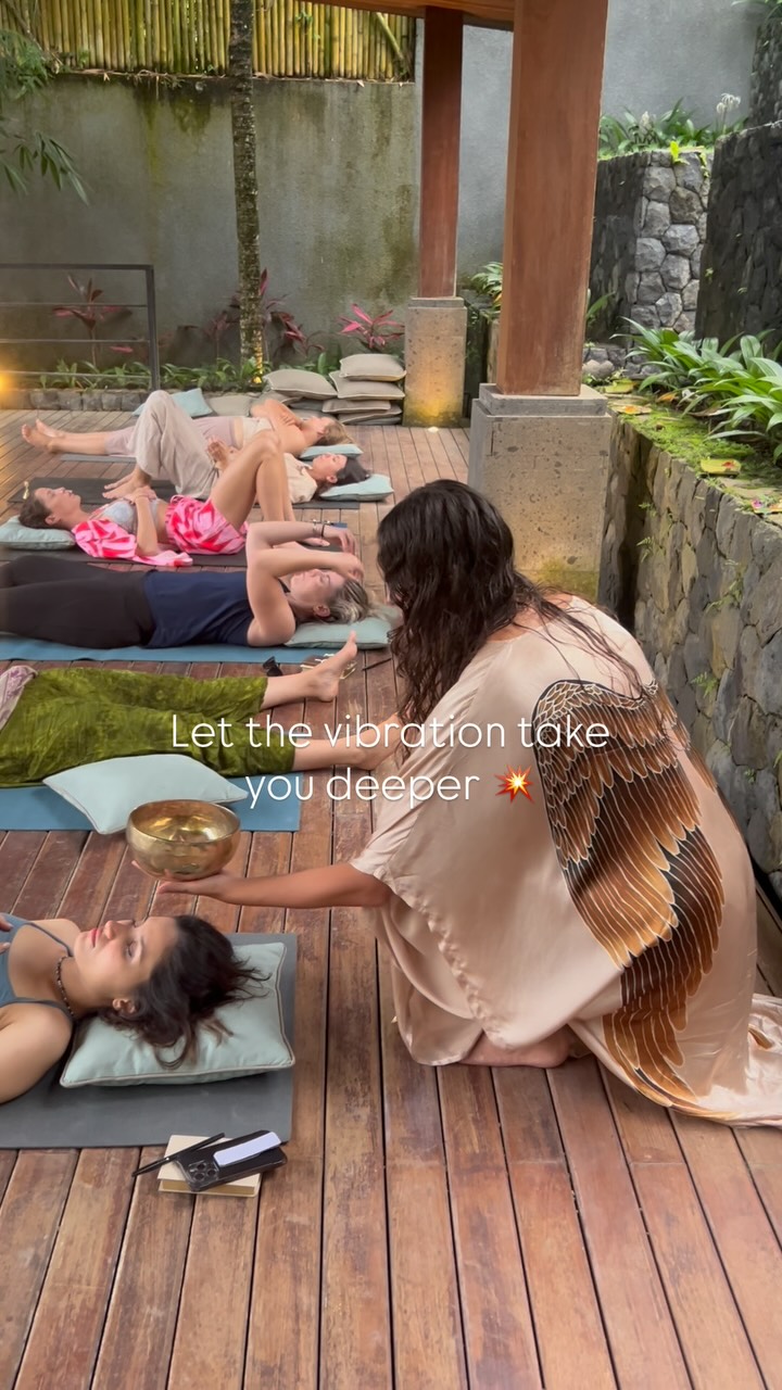 There are places inside us that words can’t reach but sound can ♥️
Vibration travels where language stops, slipping into the spaces we’ve forgotten to tend, reshaping what’s heavy, awakening what’s dormant.
During the SheWolf retreat, the frequency in the room shifted, not because of the bowls or the tones alone, but because every woman chose to soften, to open, to remember her own power.
Sound healing isn’t just heard…
It’s felt.
It’s received.
It’s transformational.
May these vibrations continue to ripple through your body, your breath, your life 💫
#shewolfretreats #sisterhood #wildwoman #soundhealing #womenretreats #baliretreats