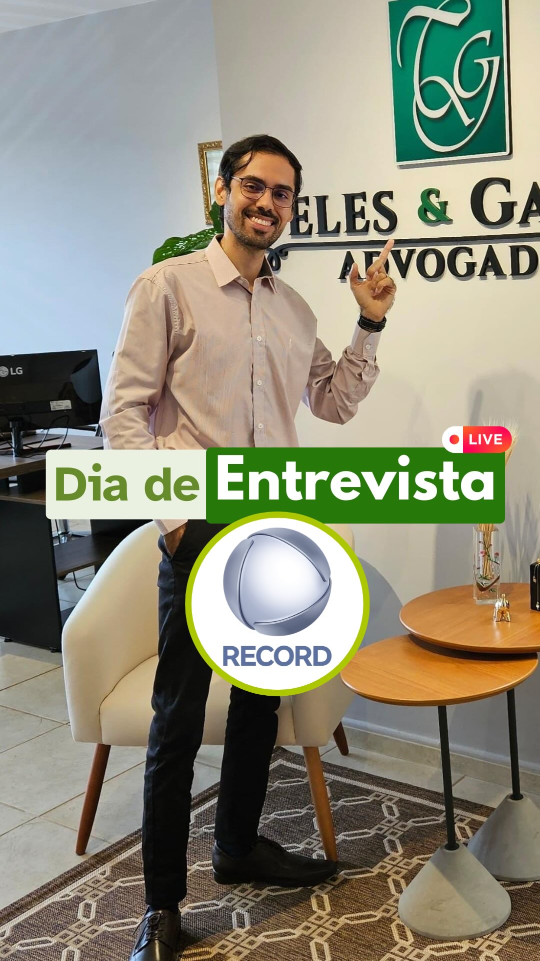 Dia de entrevista do Dr. Matheus para a TV Record.
A reportagem abordou a caça ilegal no Tocantins.
Curta
Comente
Compartilhe
#direitoambiental #meioambiente #sustentabilidade #advocaciaambiental #telesegardes